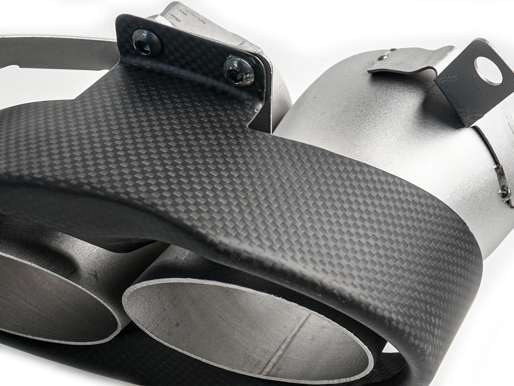 NEU Matt Carbon Fiber Endrohr Auspuffblenden Blende für AUDI RS4 RS5 RS6 RS7 Stoßstange et265