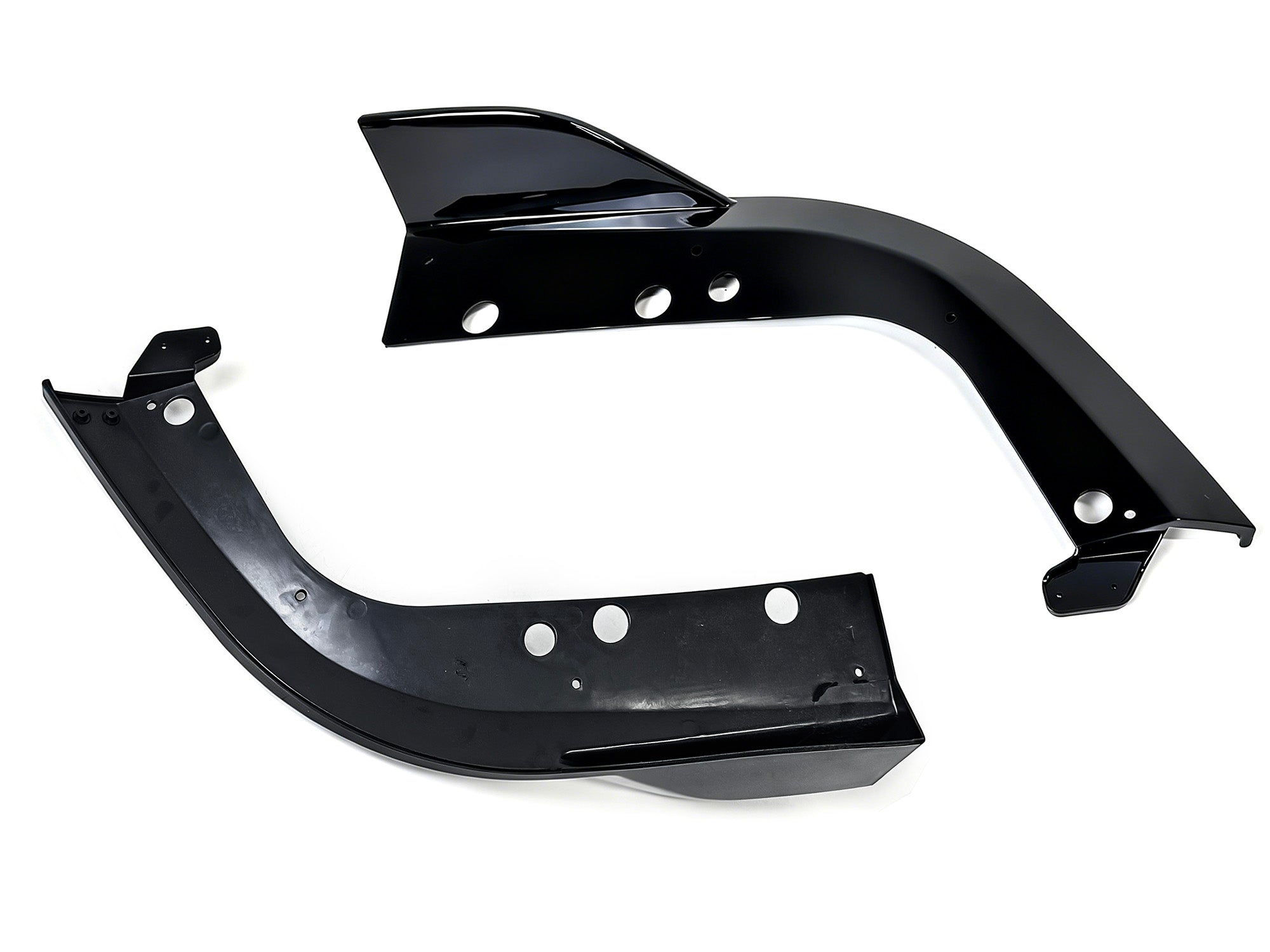 3-teilig Diffusor Heckdiffusor Schwarz Glanz für BMW X5 G05 M Paket 2018-2023 OHNE ABE