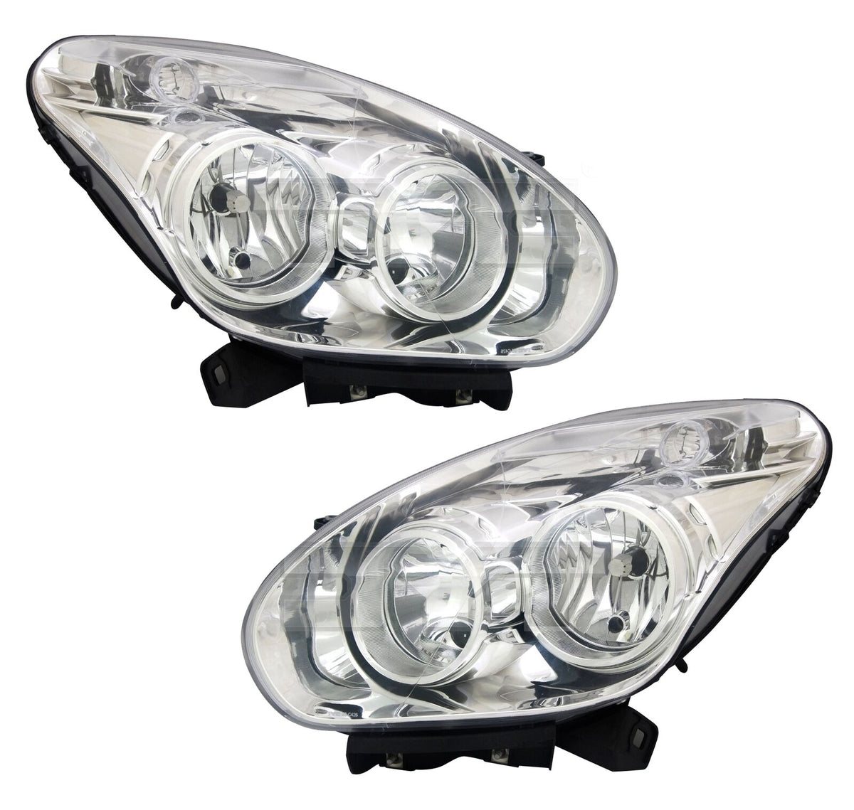 NEU Front Scheinwerfer Set LWR für Fiat Doblo 210-2015 Opel COMBO ab 2012 mit E-Prüfzeichen
