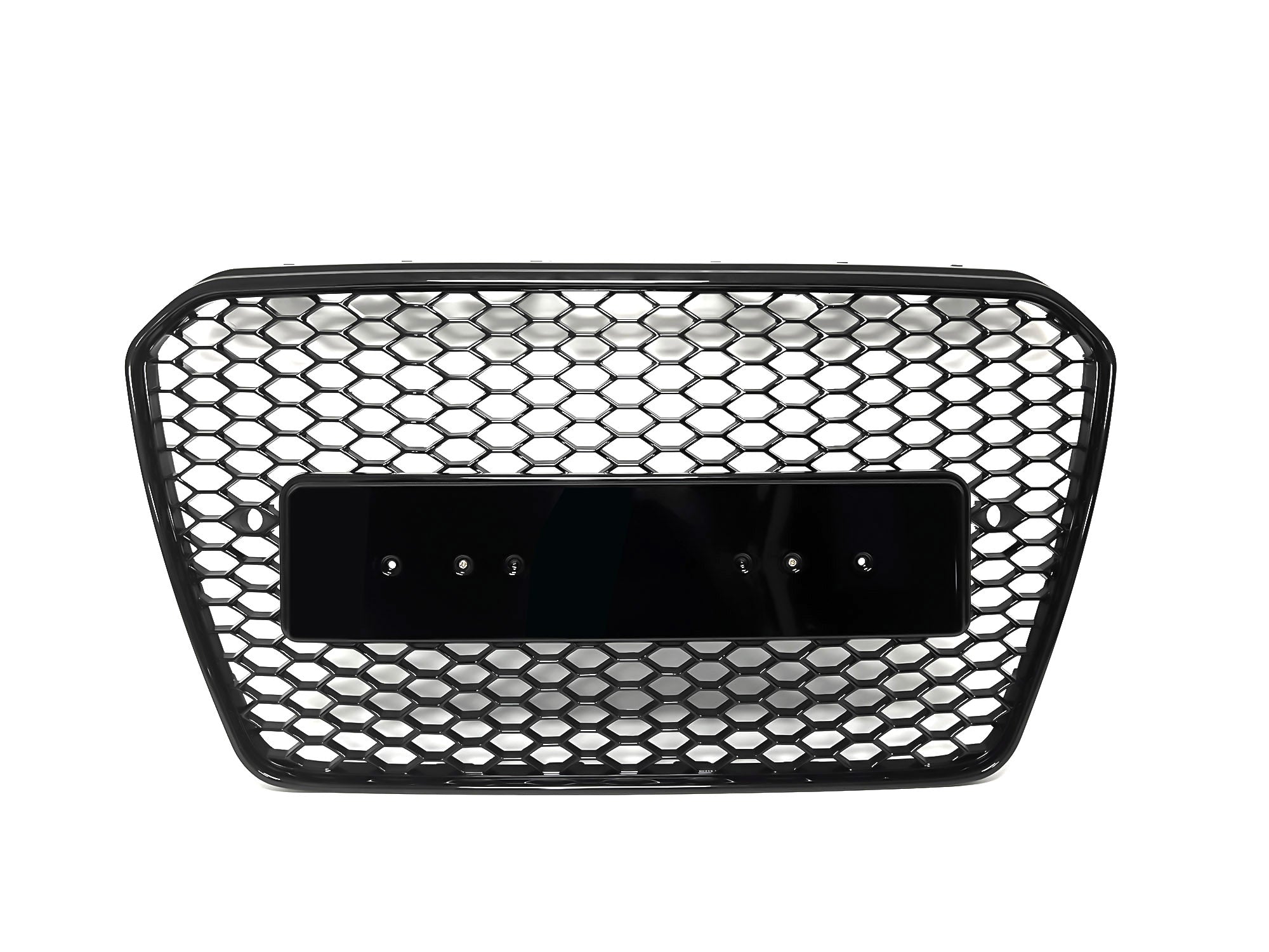 Wabengrill Kühlergrill Grill Glänzend Schwarz für AUDI A5 8T S5 Sportback Coupe Facelift 2012-2016