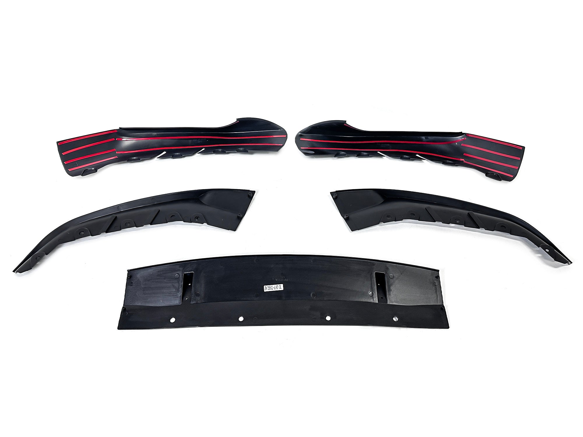 Schwarz Stoßstange Spoiler Lippe Frontspoiler für BMW 5er G30 G31 M Paket 17-20