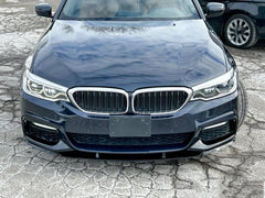 Schwarz Stoßstange Spoiler Lippe Frontspoiler für BMW 5er G30 G31 M Paket 17-20