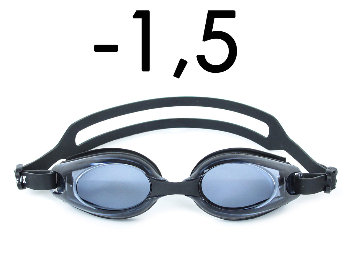 Schwimmbrille mit Sehstärke Antibeschlag UV-Schutz Goggles -1,5 bis -8,0 sg2