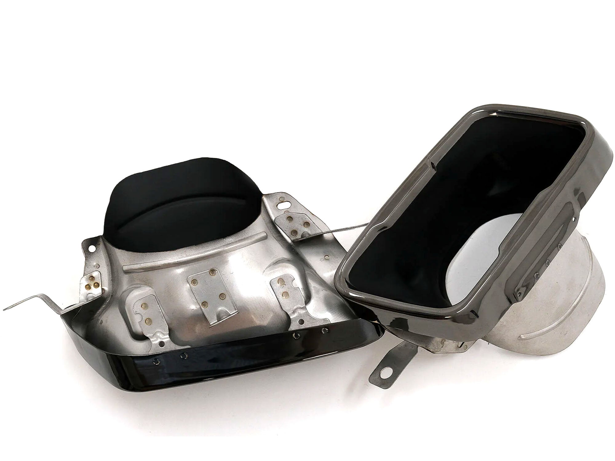 M340i Look Auspuffblenden Endrohre Schwarz für BMW 3er G20 G21 M Sport 4er G26 M240i i4 2019+