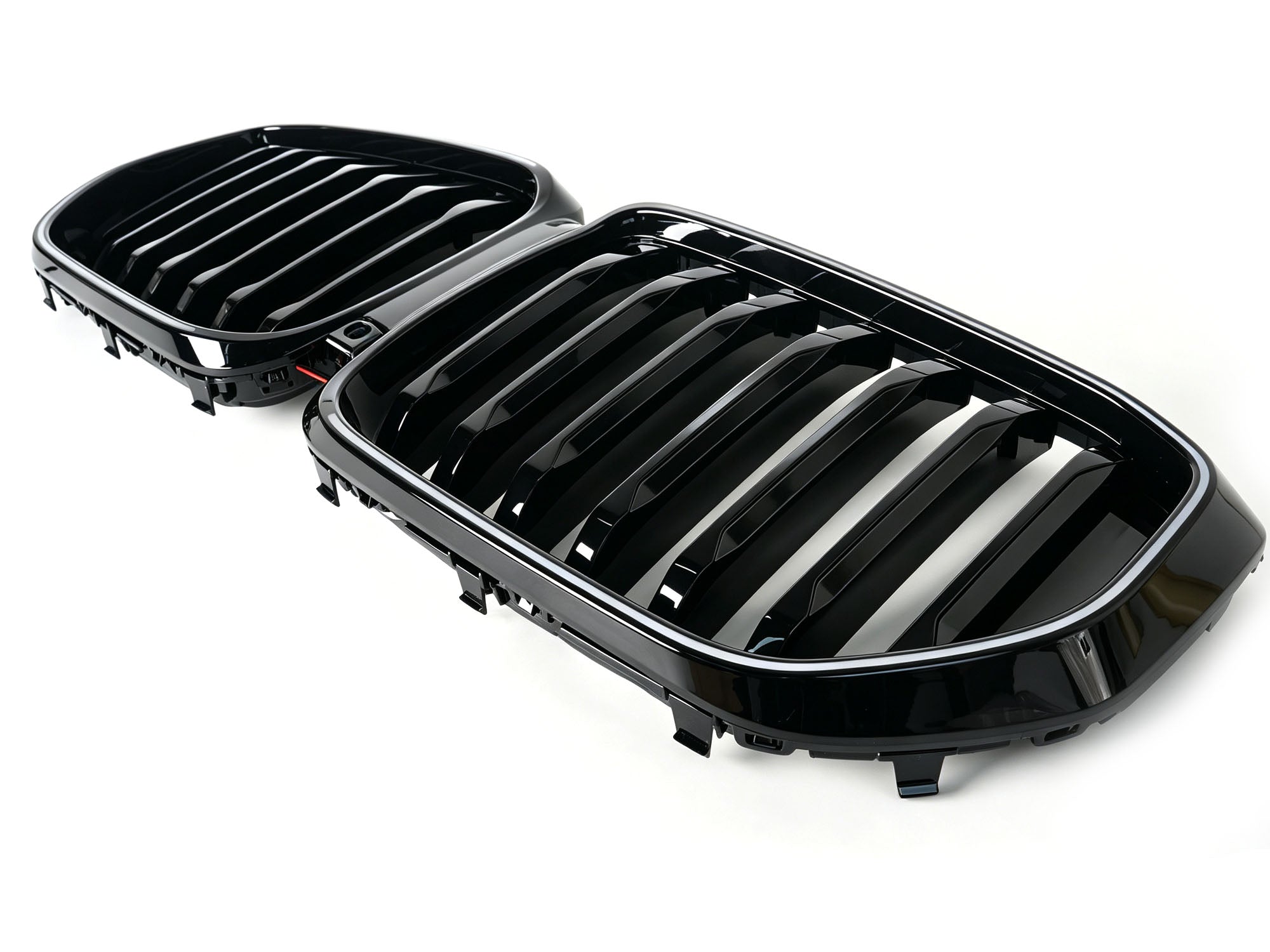 LED Kühlergrill Grill Frontgrill Schwarz Einsteg für BMW X5 G05 2023-2026 LCI
