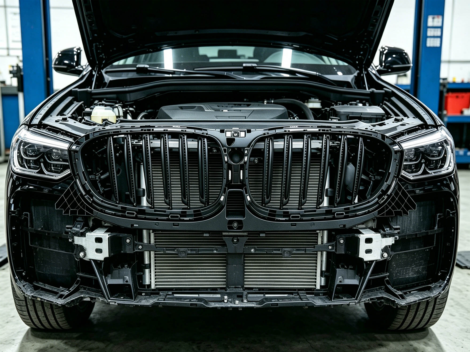 Luft Kühlergrill Träger Luftführung Luftkanal Für BMW X3 G01 2017+ X4 G02 2018+
