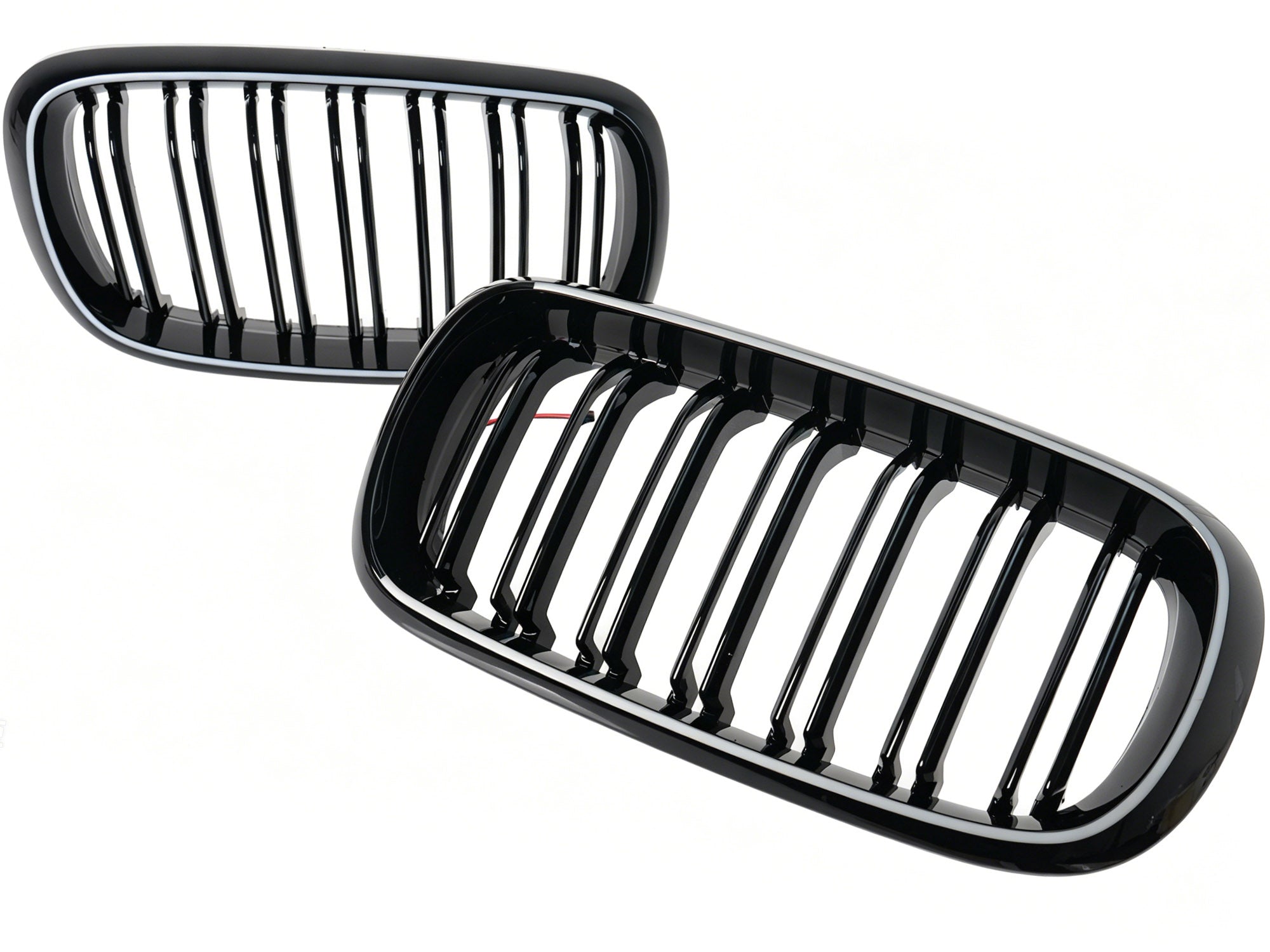 Schwarz LED Kühlergrill Grill Frontgrill für BMW X5 F15 X6 F16 14-18