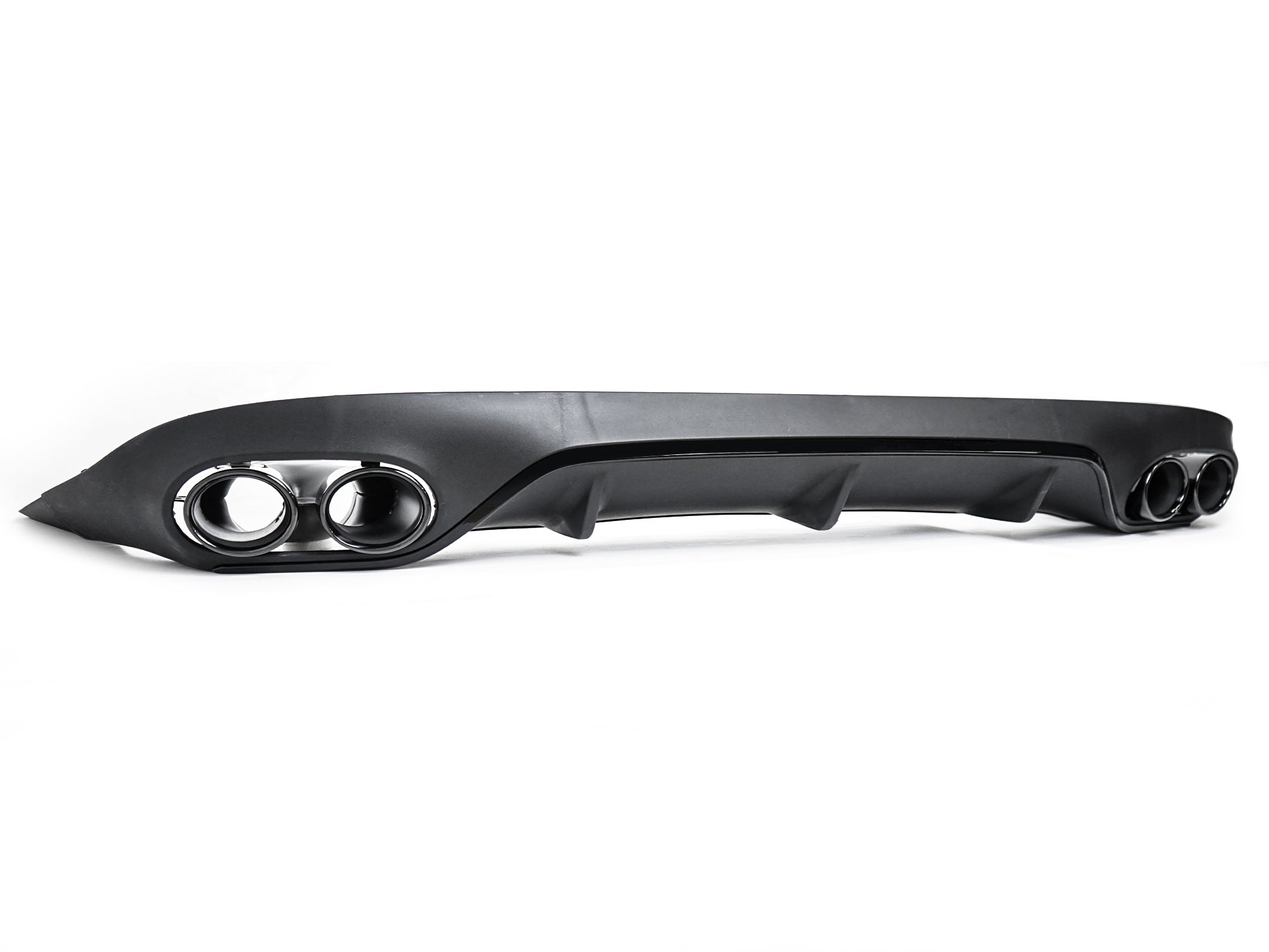 E53 Optik Heckdiffusor Auspuff Schwarz für Mercedes C238 A238 AMG-Line 16-24