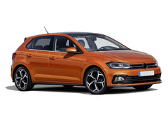 Fensterleisten für VW Polo VI ab 2017 4 tlg Edelstahl Zierleisten Silber