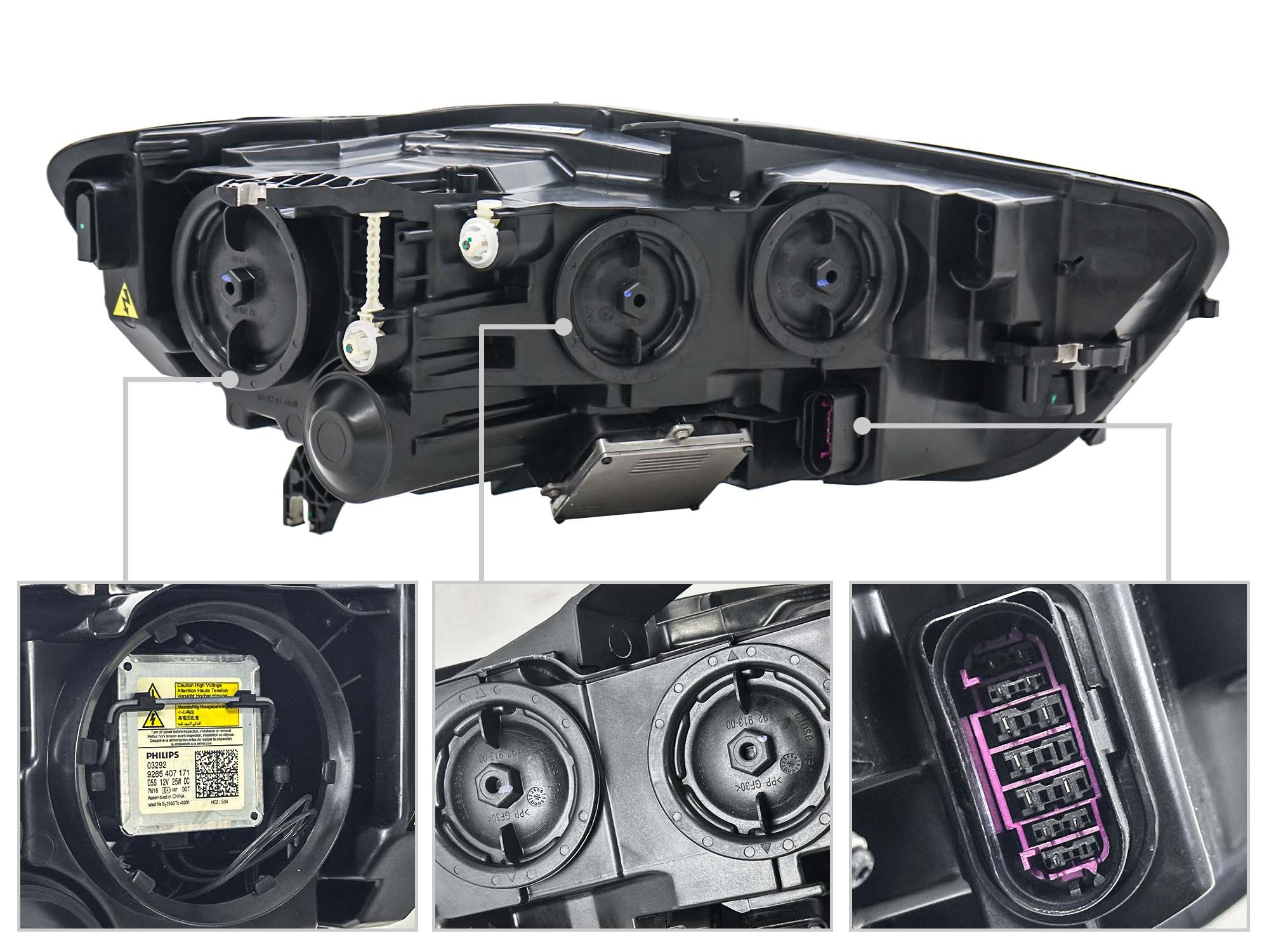 Xenon Scheinwerfer Links Fahrerseite + Leuchtmittel für Audi A6 4G C7 2015-2018