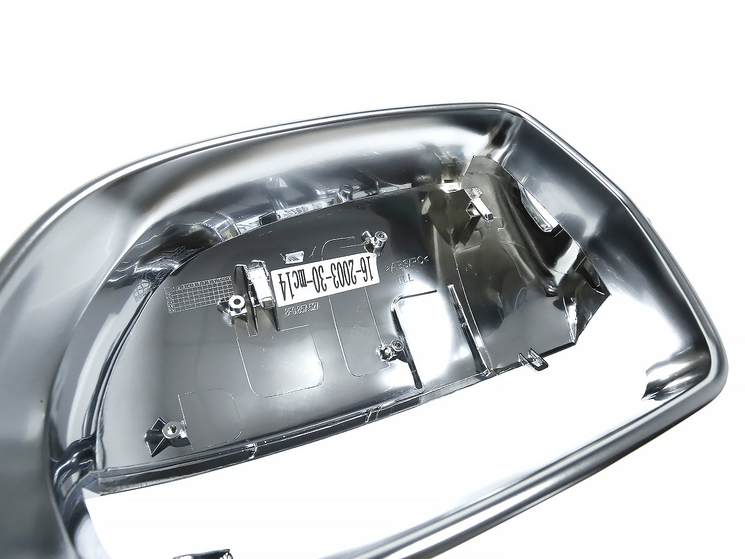 Alu Matt Chrom Spiegelkappen für AUDI A3 8P S3 RS3 2010-2013 Facelift SideAssist mc14