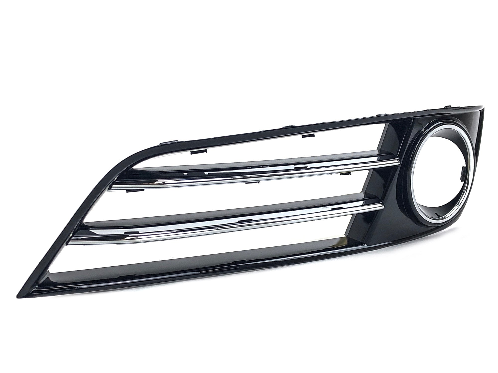 Lüftungsgitter Blenden Grill Gitter Schwarz Chrom für Audi A8 D4 4H 09-13 vor Facelift