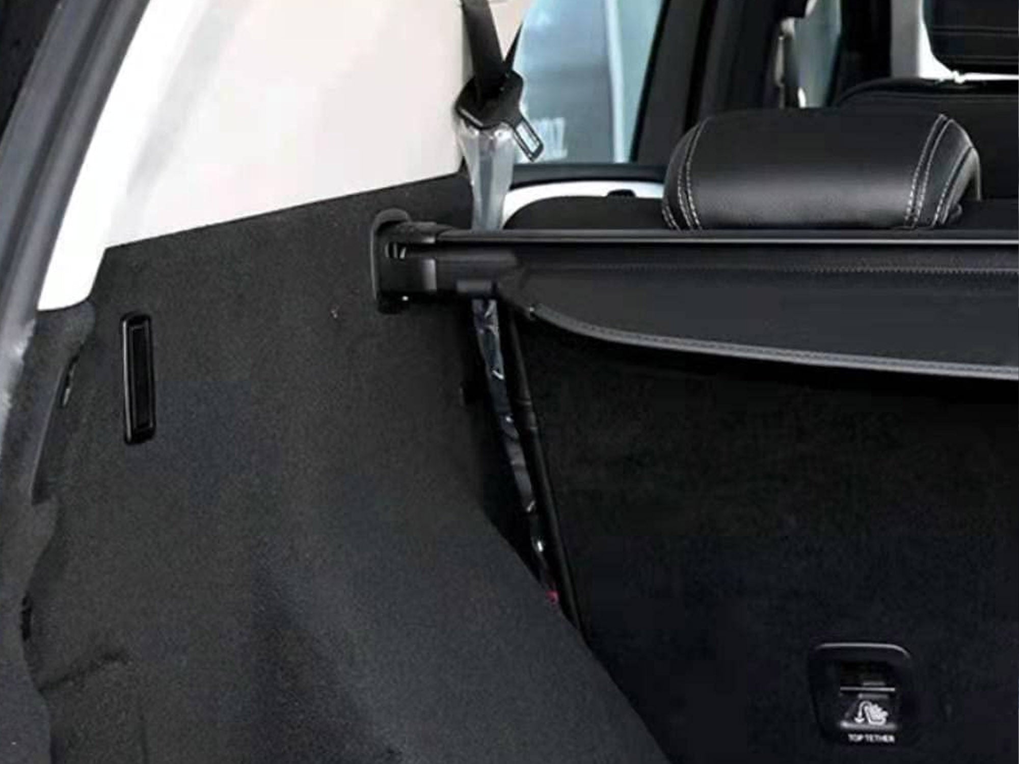 Für Mercedes Benz GLS X166 2013-2019 Schwarz Laderaumabdeckung Abdeckrollo Kofferraum Rollo