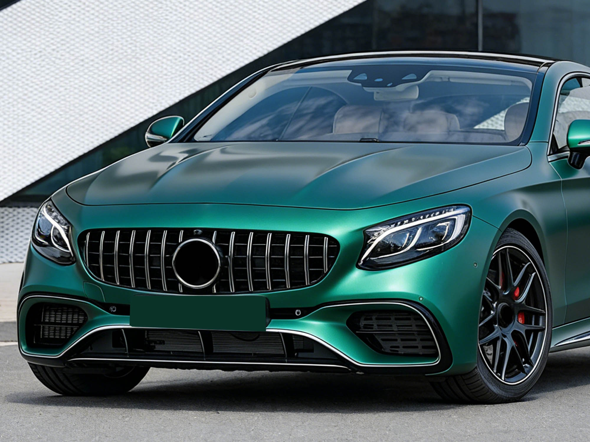 Frontgrill Kühlergrill Grill GT Optik für Mercedes S-Klasse W217 A217 C217 2014-2020