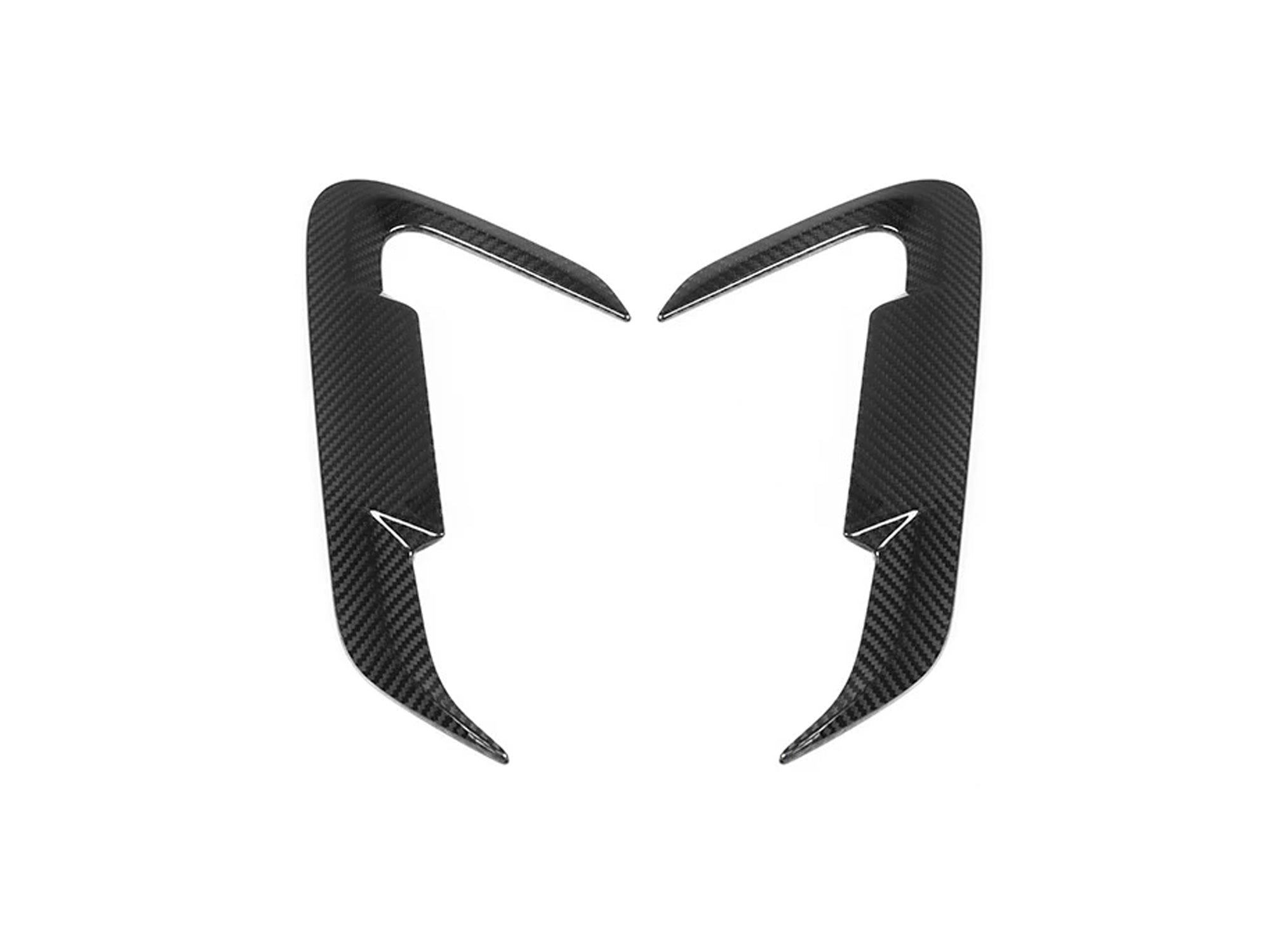 NEU 100% Carbon Front Stoßstange Aero Flaps Flics Flossen Passend für ix3 G08 Sport 2021-2023