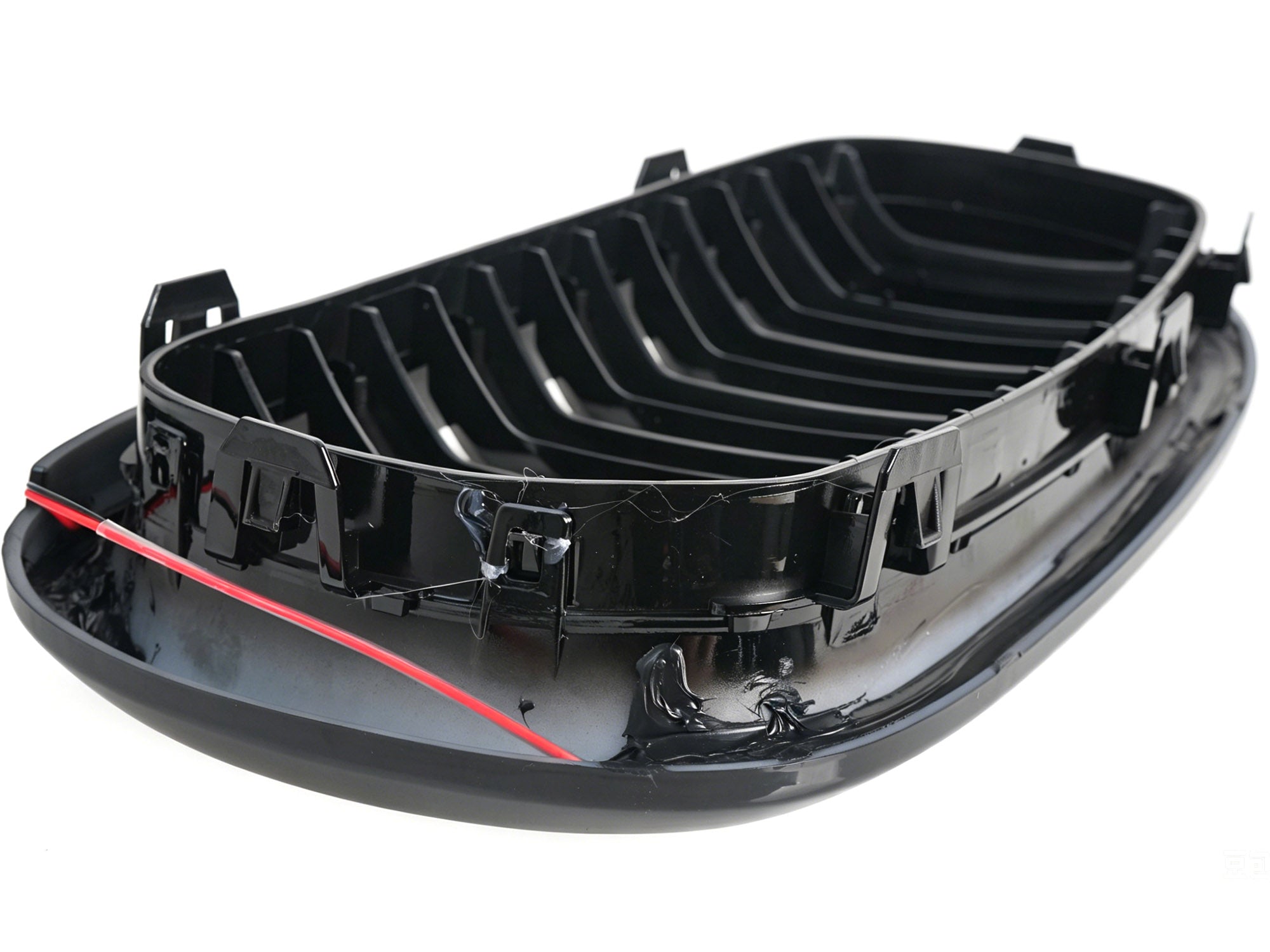 Schwarz LED Kühlergrill Grill Frontgrill für BMW X5 F15 X6 F16 14-18