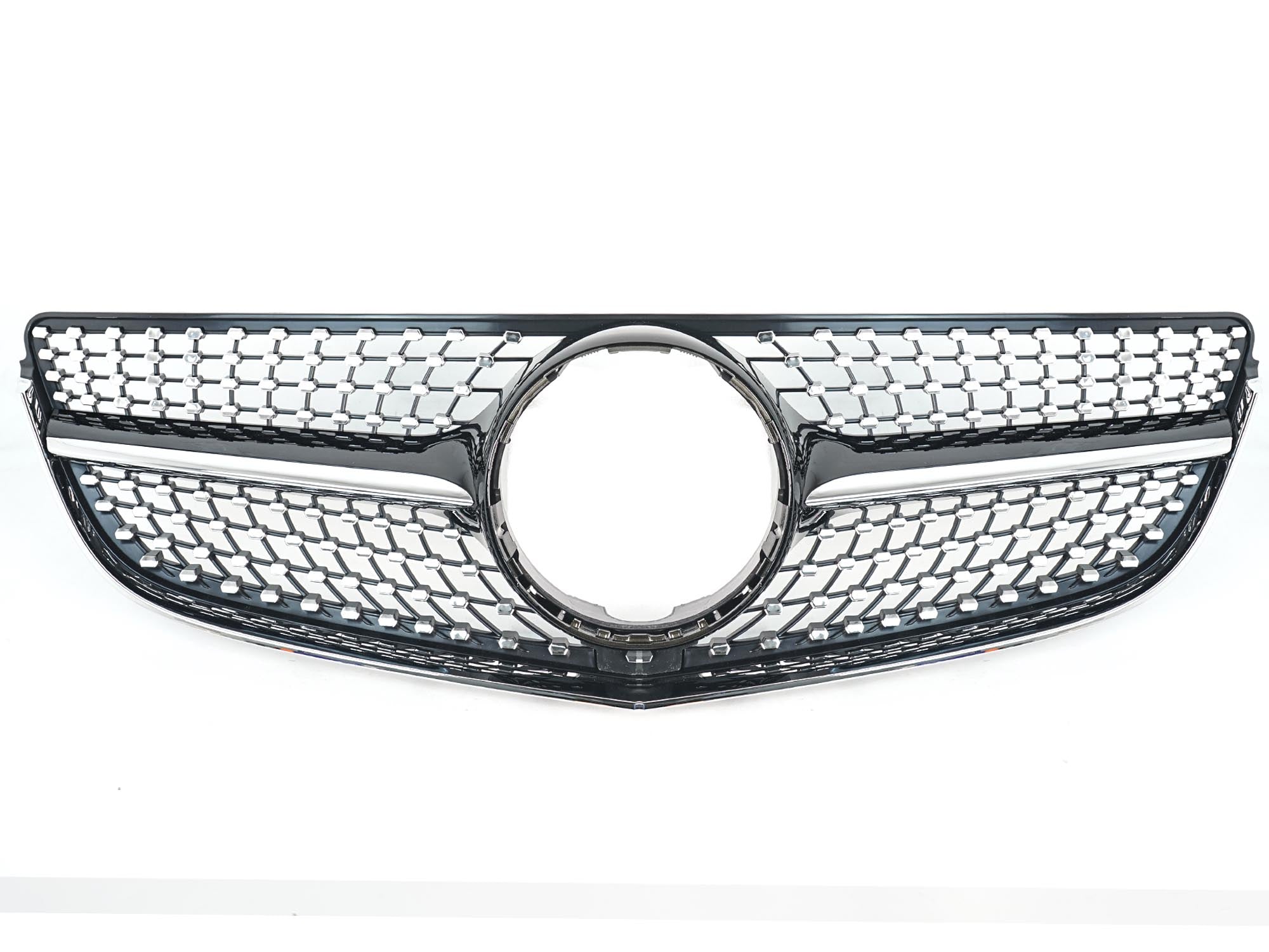 Diamant Frontgrill Kühlergrill Schwarz für Mercedes E Klasse C207 Coupe A207 Cabrio 2013-2017 fg187