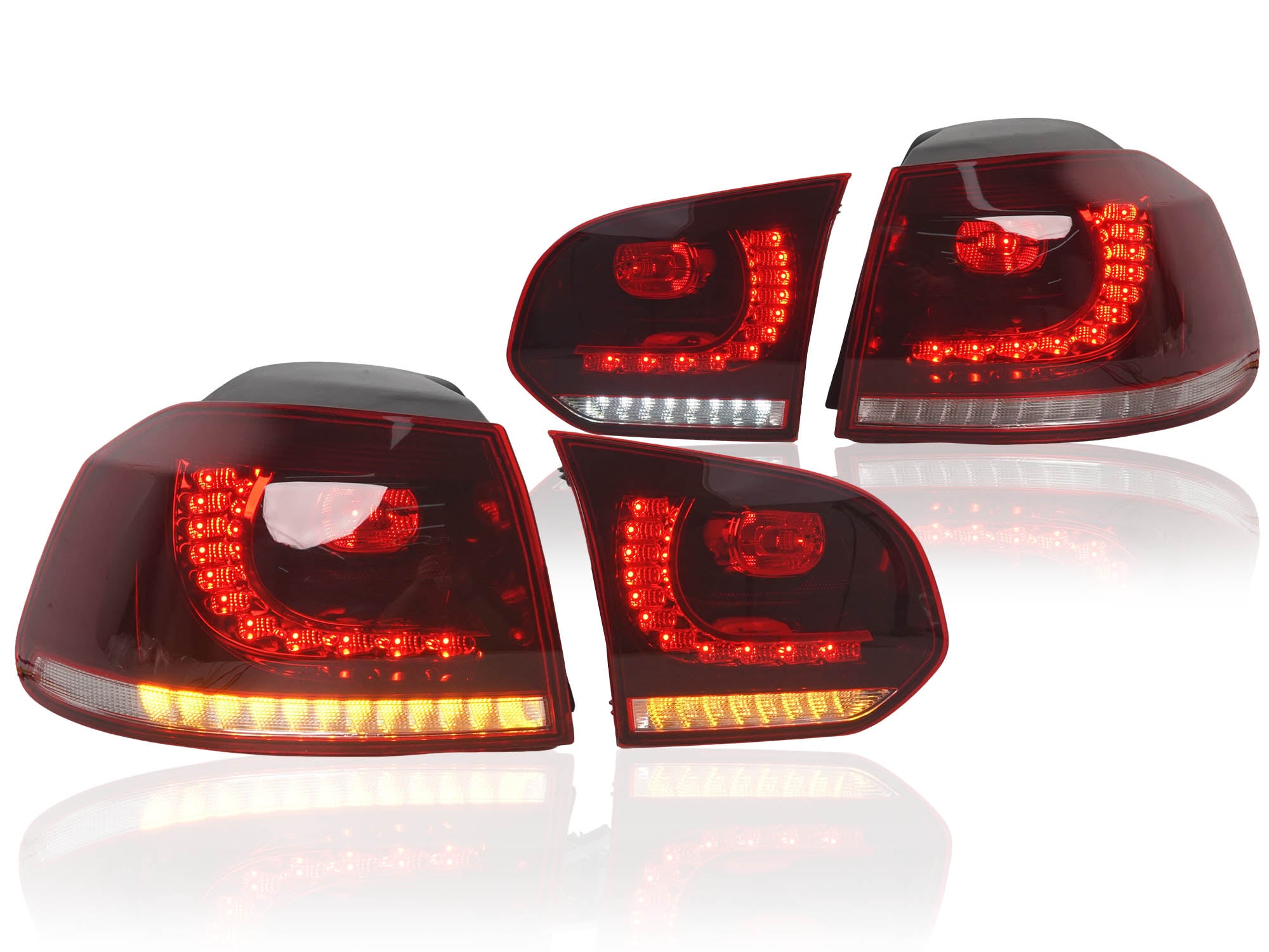 NEU LED Rücklicht Rückleuchten für VW Golf 6 Heckleuchten MK6 GTI GTD TSI TDI R 2008-2013