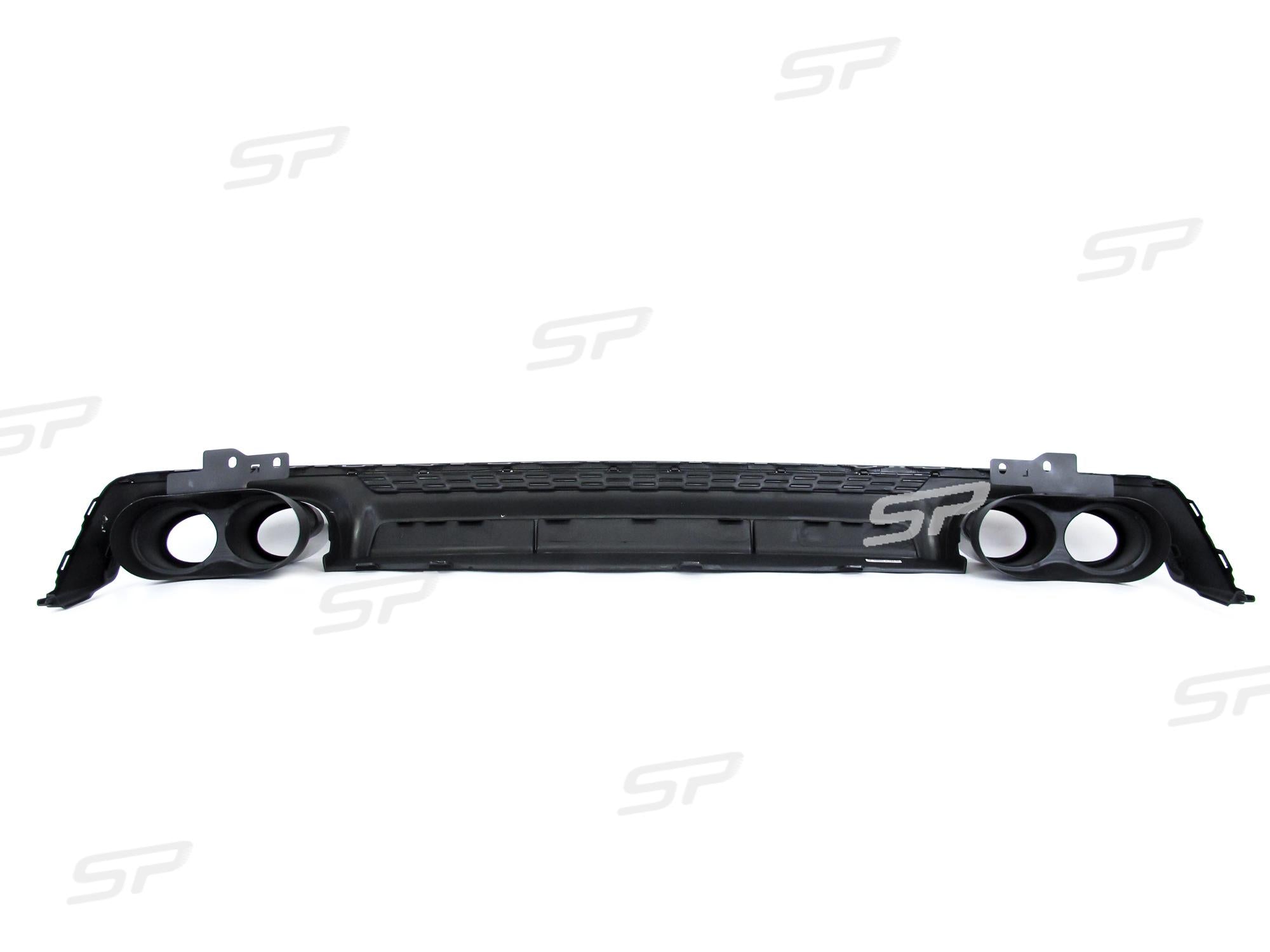 Diffusor Heckdiffusor + Auspuffblenden Chrom für AUDI A6 C8 Limo Avant S-Line ab 2018 di162