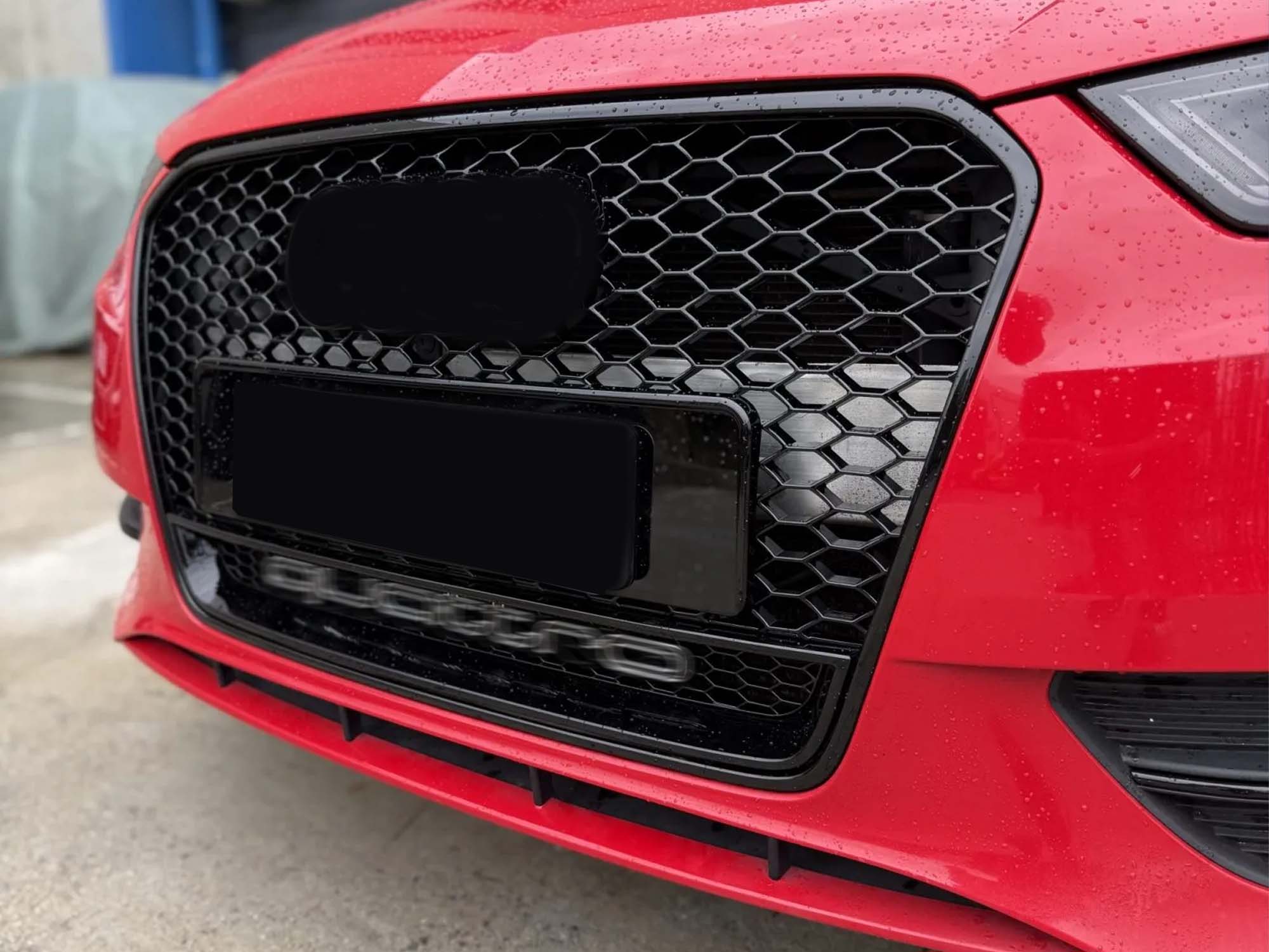 Schwarz Wabengrill Kühlergrill Front Grill für AUDI A3 8V S-Line S3 TSI TDI 2012-2016 fg121