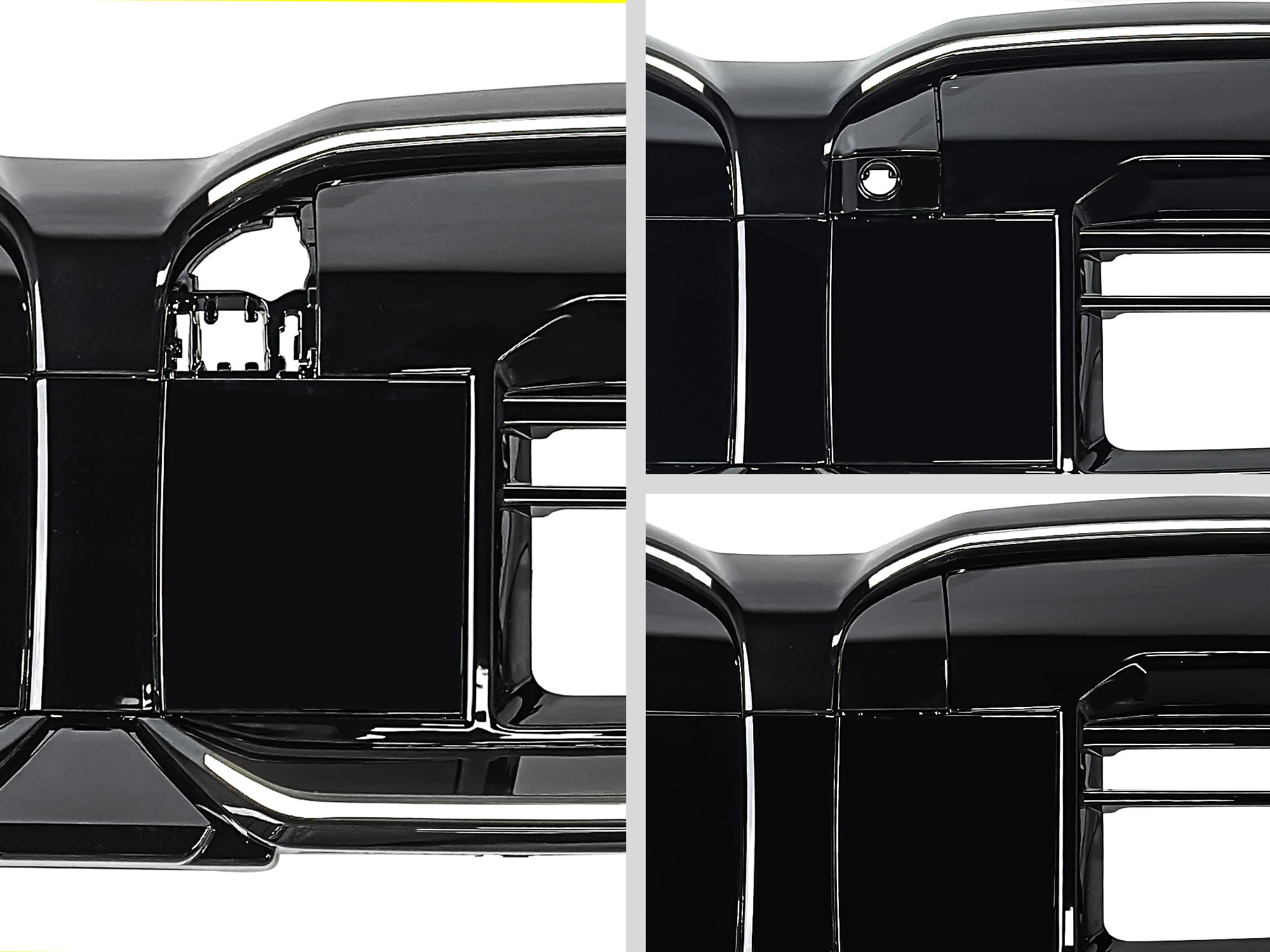 LED Kühlergrill Niere Grill Schwarz Glanz für BMW 5er G60 G61 i5 ab 2023+