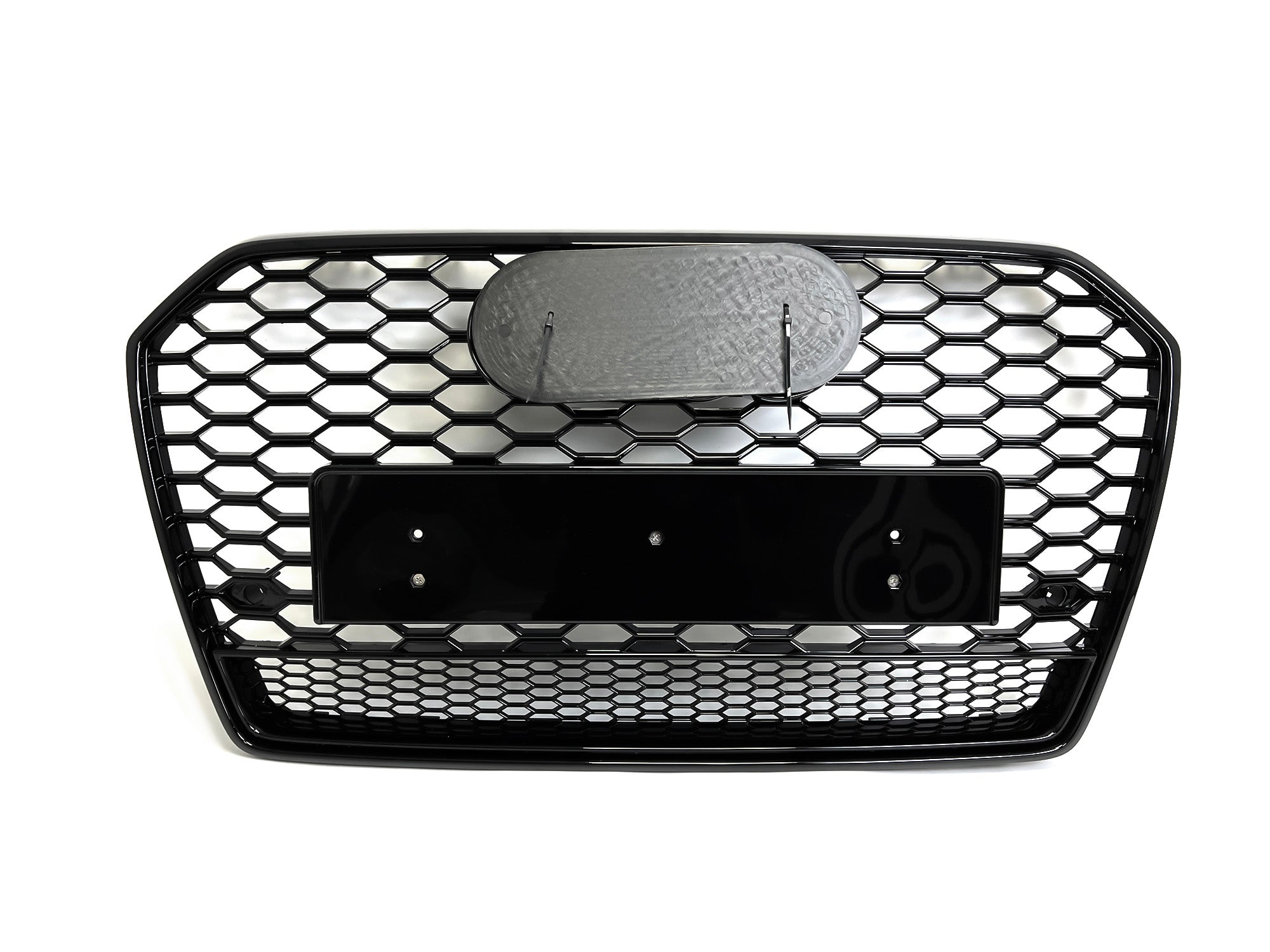 Wabengrill Kühlergrill Grill Schwarz für Audi A6 S6 C7 4G Limo Avant S Line MOPF 2015-2018