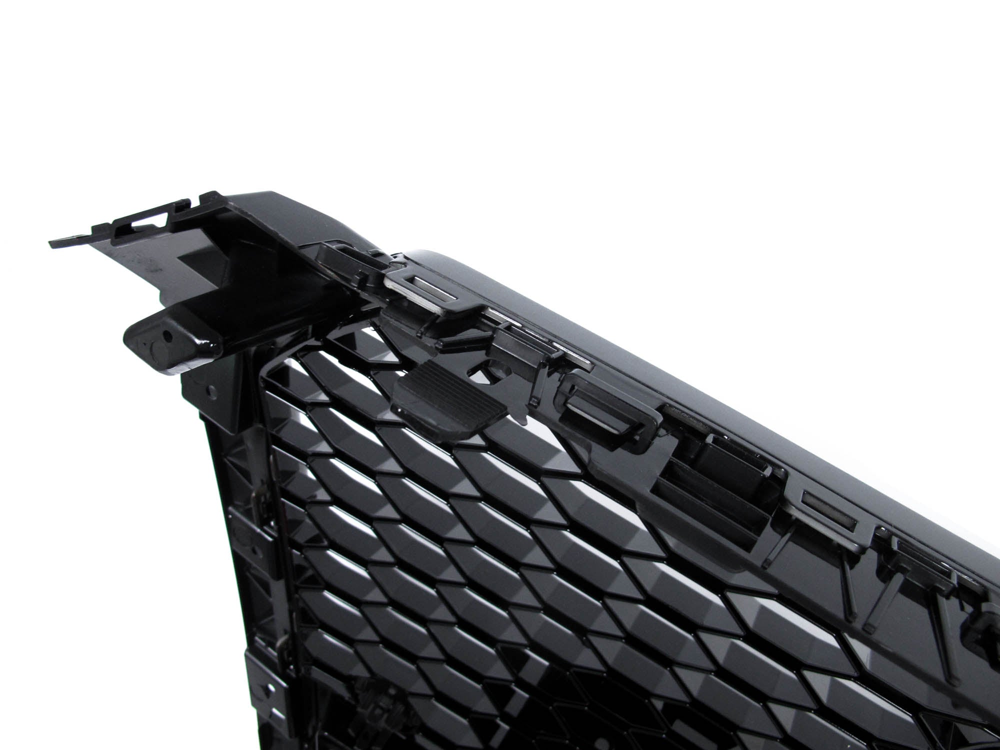 Wabengrill Grill Kühlergrill Schwarz für AUDI A4 S4 B9 Limo Avant S-Line 15-19