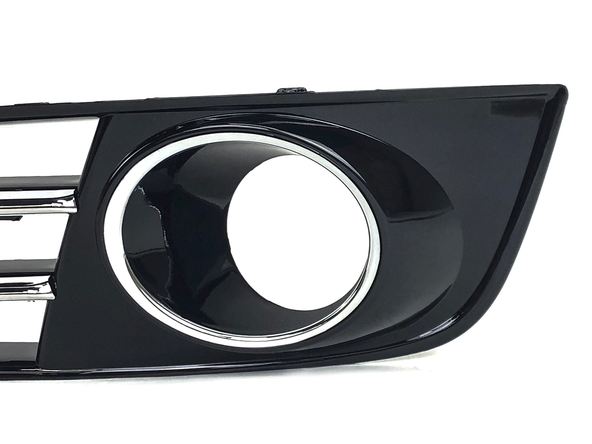 Lüftungsgitter Blenden Grill Gitter Schwarz Chrom für Audi A8 D4 4H 09-13 vor Facelift