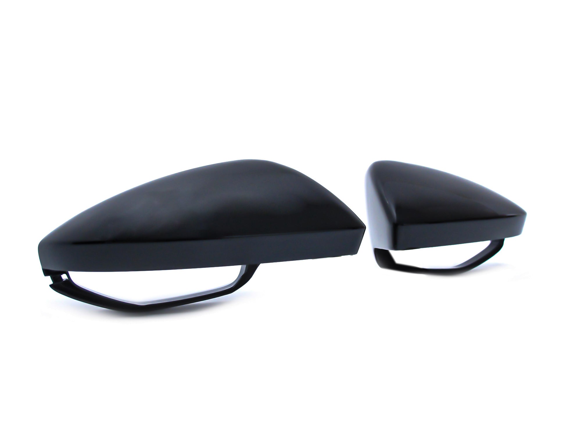 NEU Spiegelkappen Außenspiegel Schwarz Glanz für Audi A6 C8 A7 4K Ohne SideAssist mc145