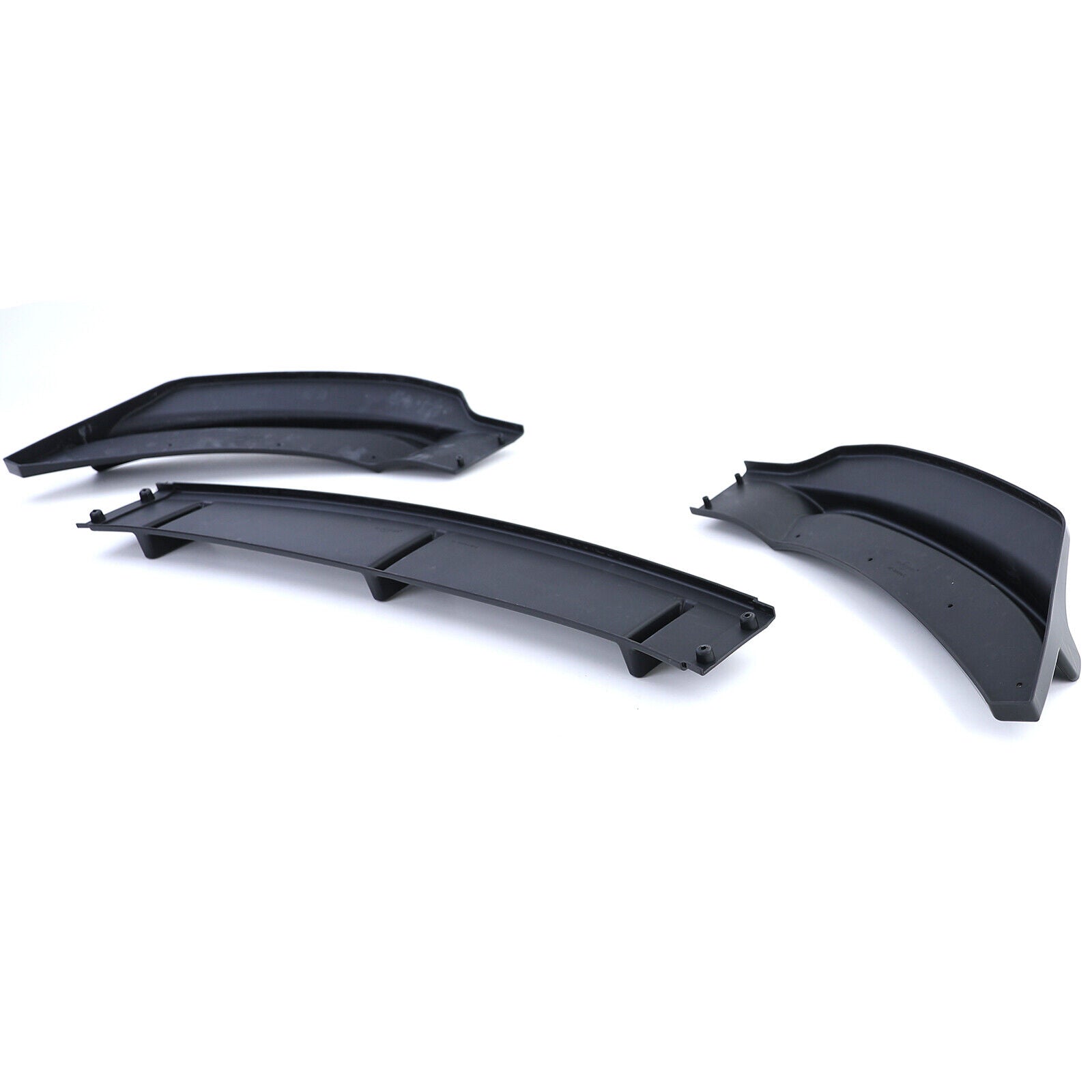 Front Spoiler Lippe Stoßstange Optik Schwarz Glanz für Audi A4 B9