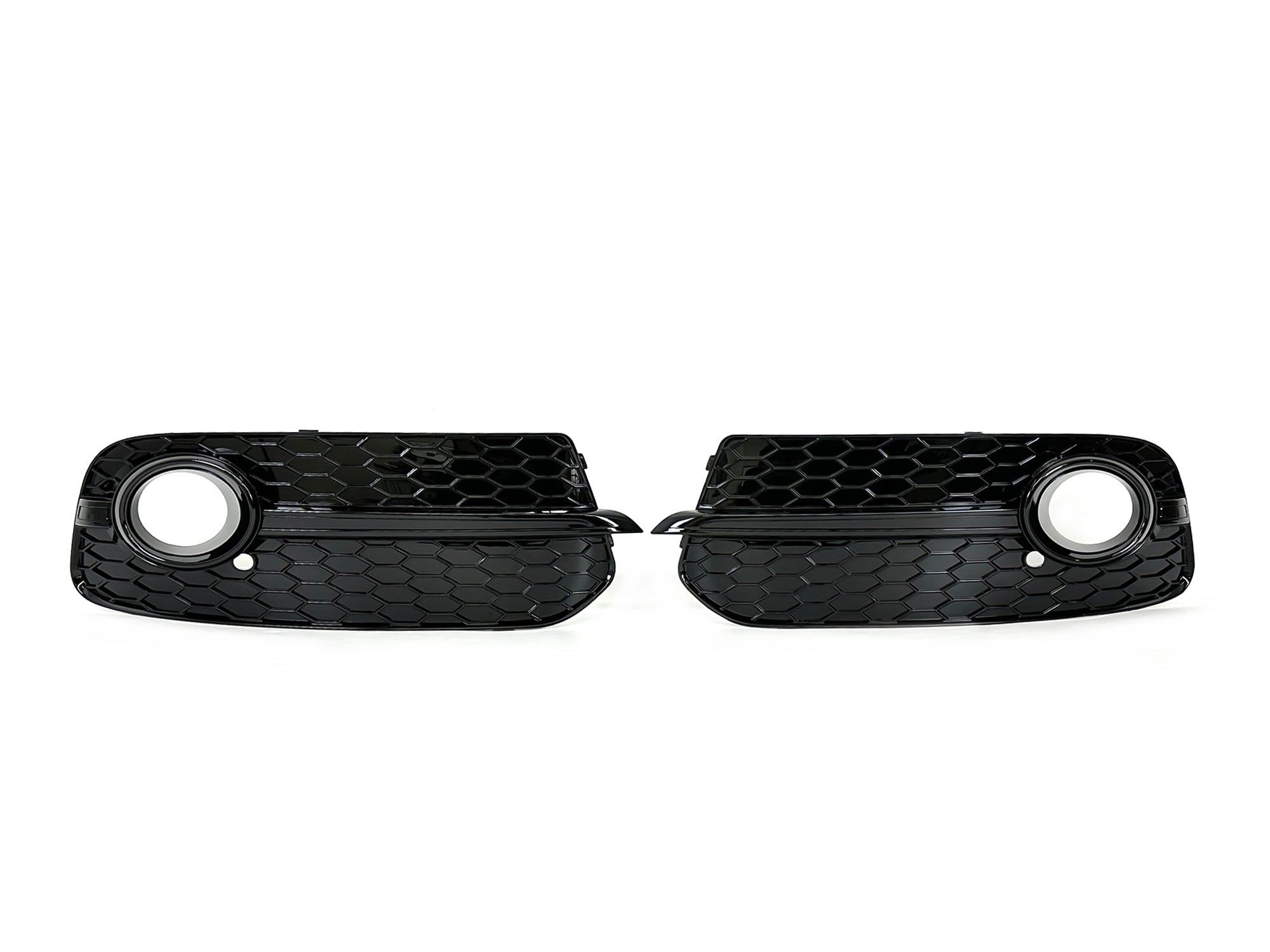 Lüftungsgitter Nebelscheinwerfer Grill Schwarz für Audi Q5 8R Serien. 2013-2017