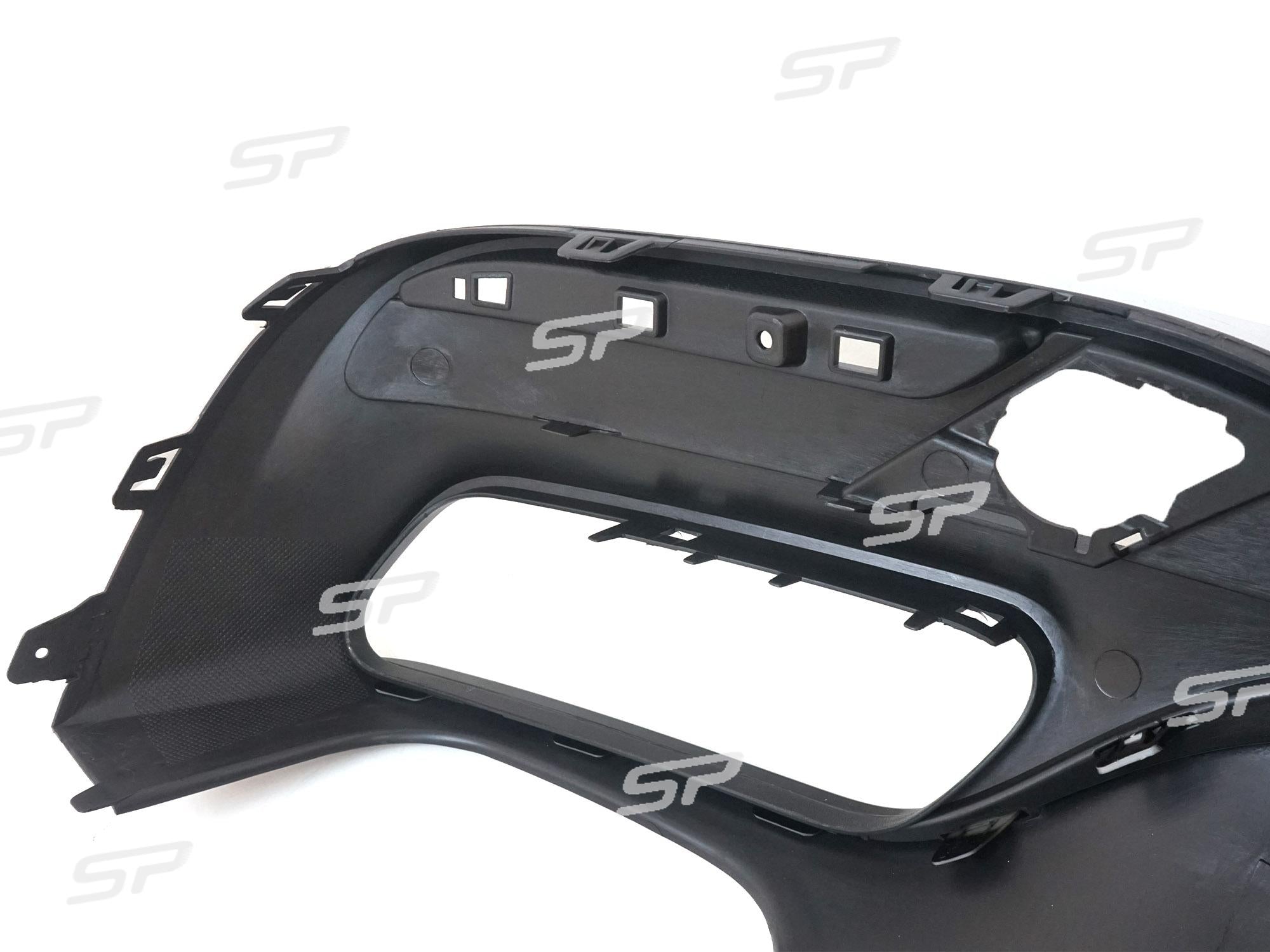 Schwarz Heckdiffusor Endrohre für Mercedes GLE W166 SUV AMG Line MOPF 15-18