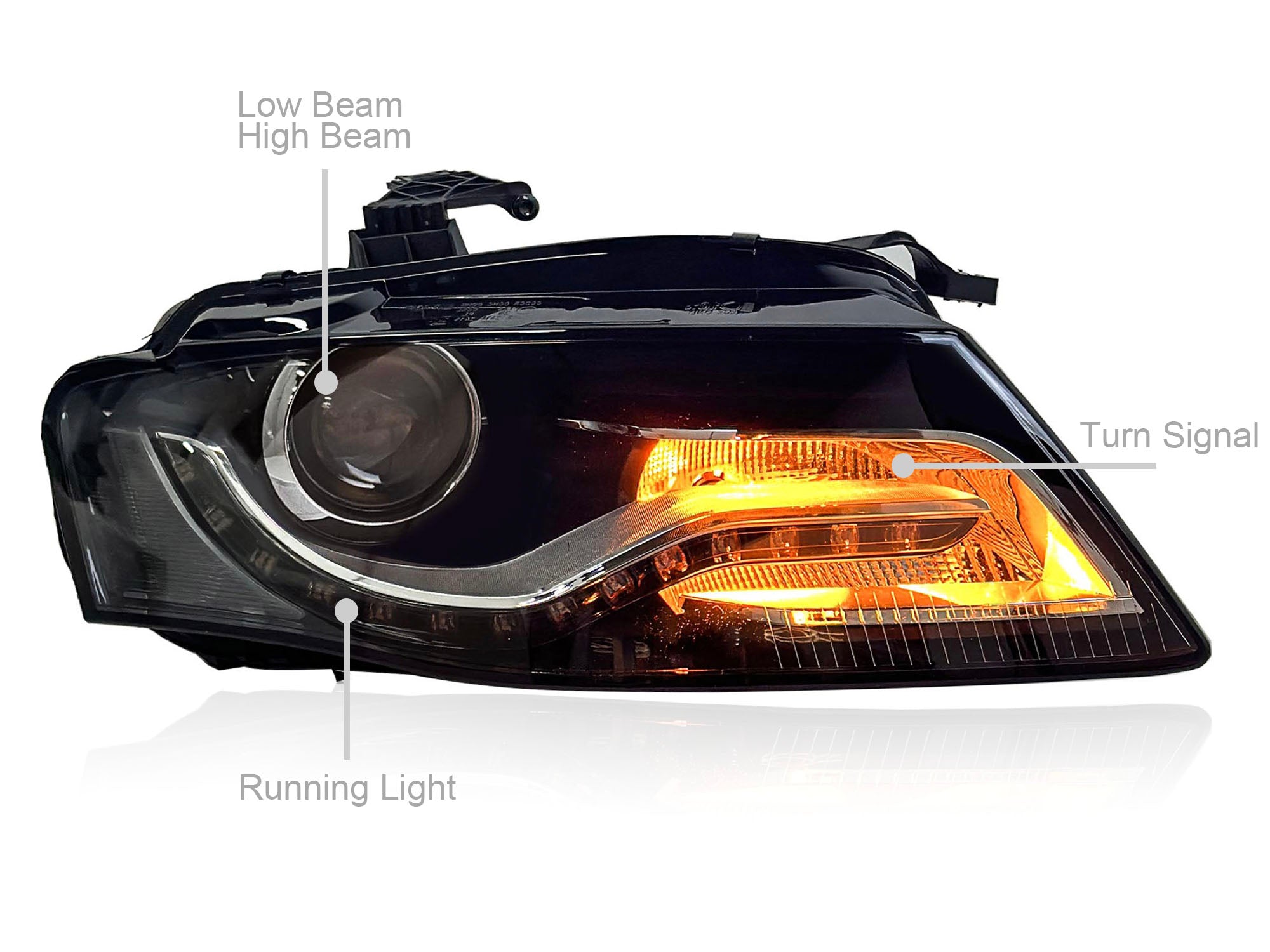 Scheinwerfer Frontscheinwerfer Rechts für Audi A4 8K 2007-2011 Xenon D3S LED