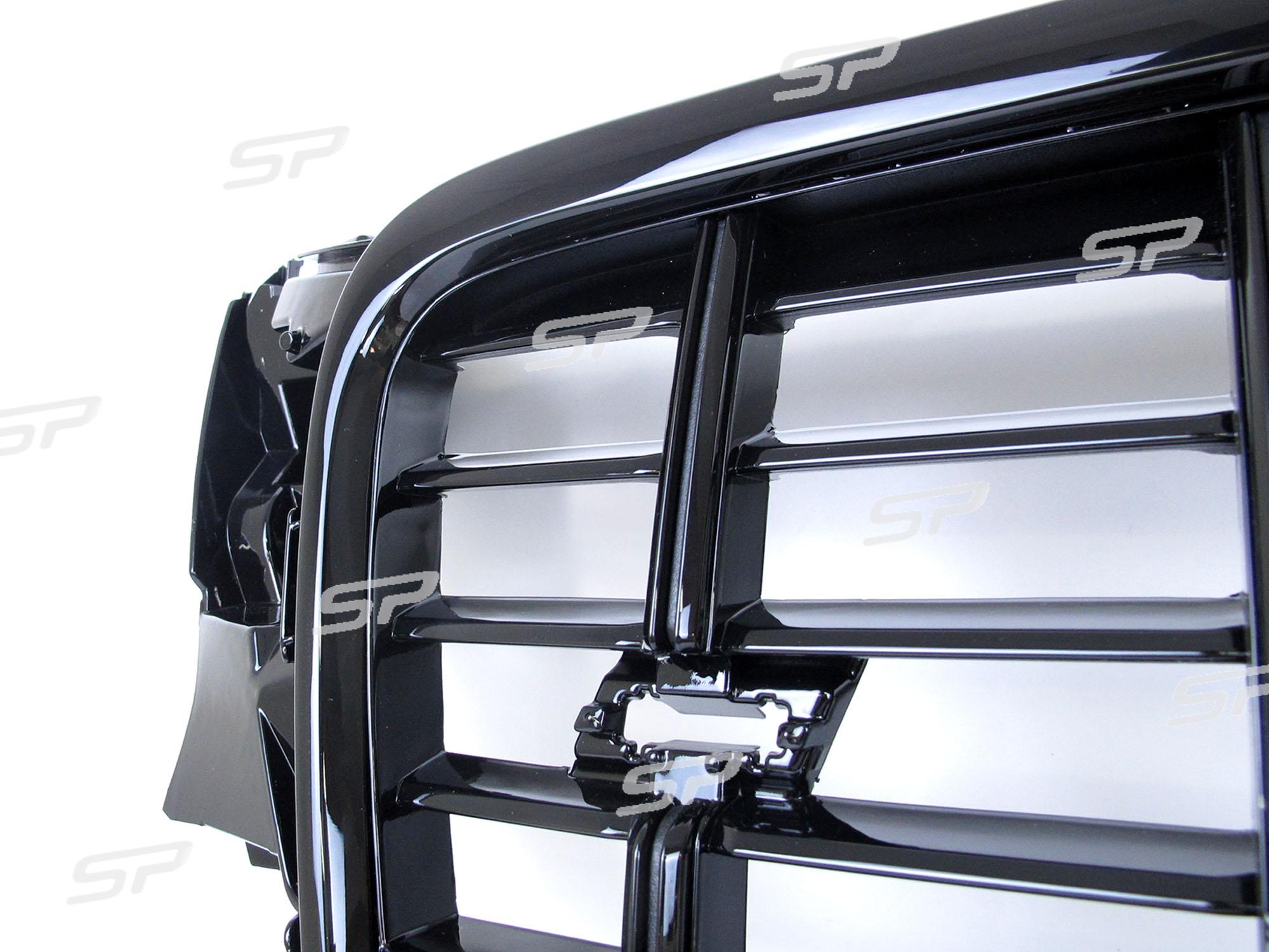 Frontgrill Kühlergrill Schwarz Glanz für Audi A4 S4 B8 Avant Limo S4 2008-2011 fg224