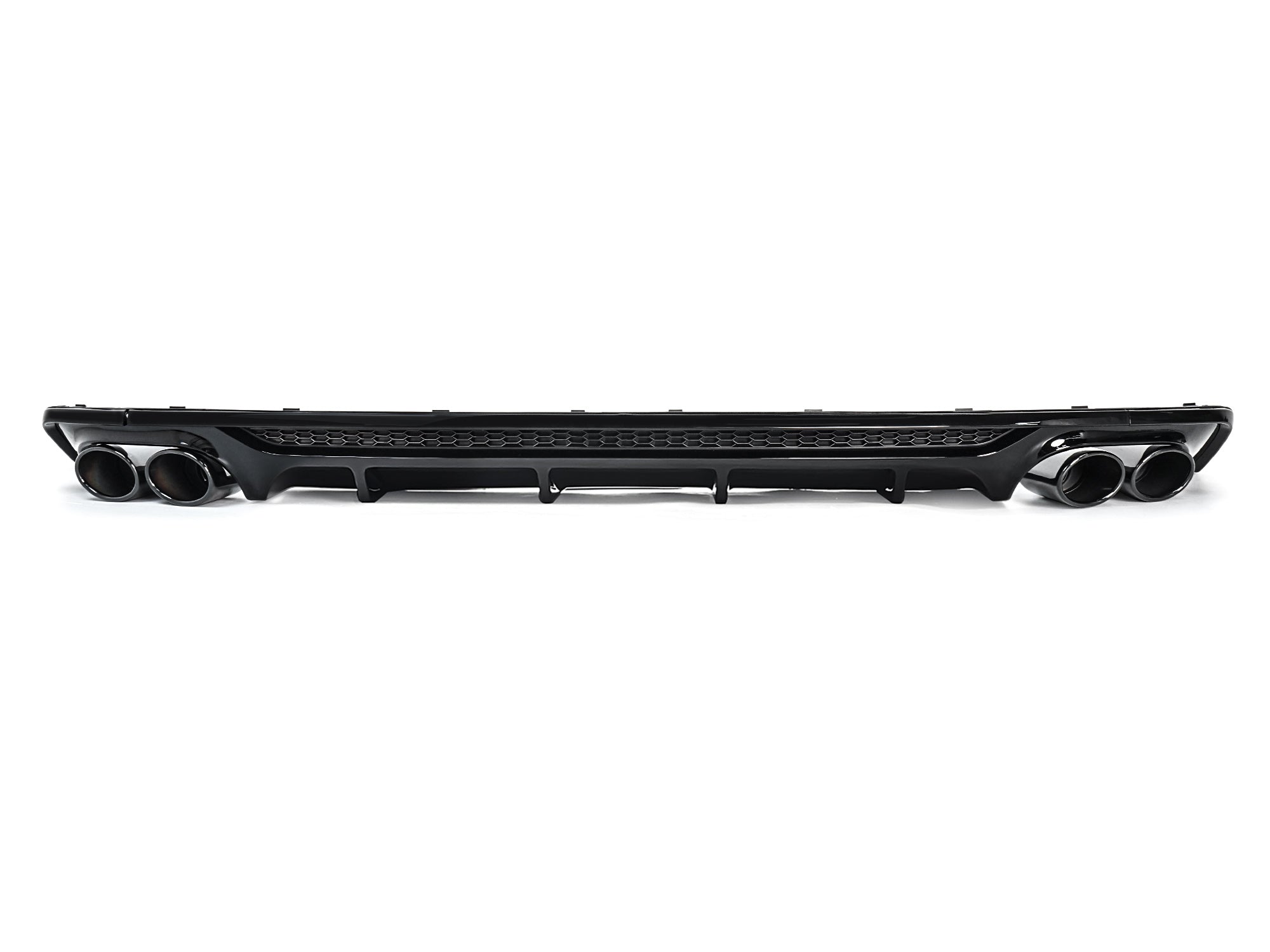 Schwarz Heckdiffusor Auspuffblenden Diffusor für Audi A5 F5 S Line 2017-2020 vor-facelift