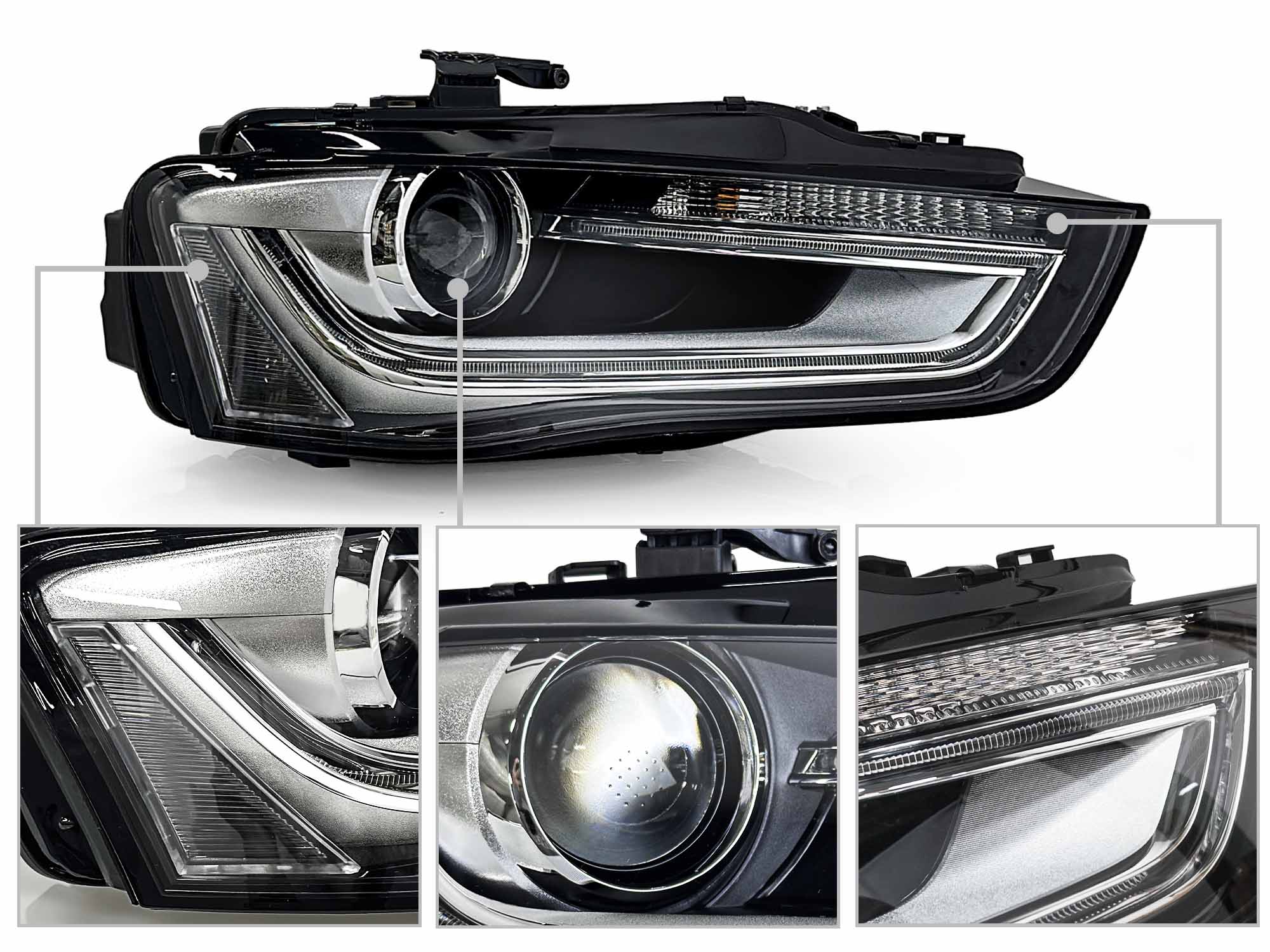 Xenon Scheinwerfer Frontscheinwerfer Tagfahrlicht Rechts für Audi A4 B8 8K 12-15 8K0 941 044