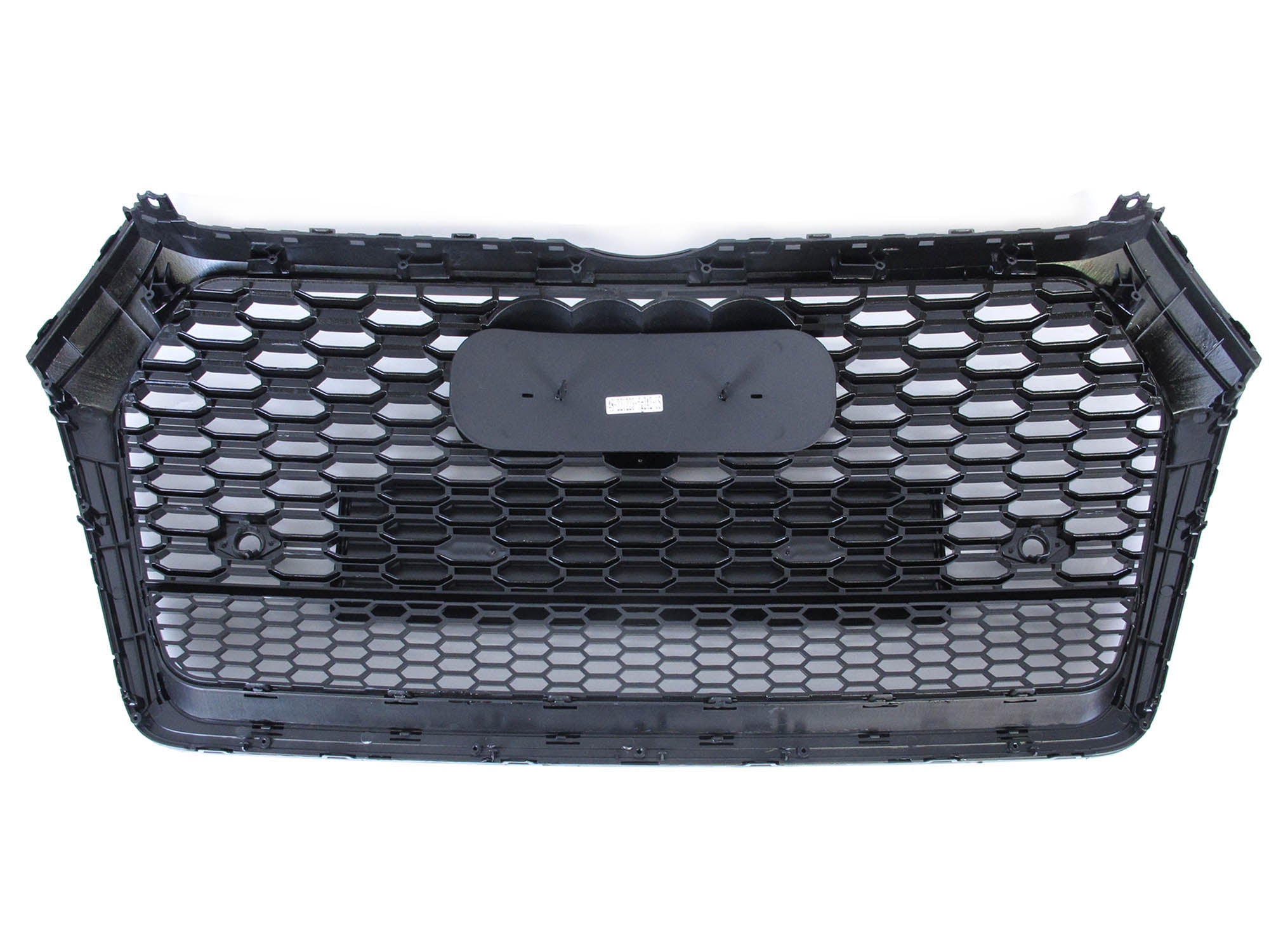 Wabengrill Kühlergrill Front Grill Schwarz Glänzend für Audi Q5 FY 2017-2020 mit PDC