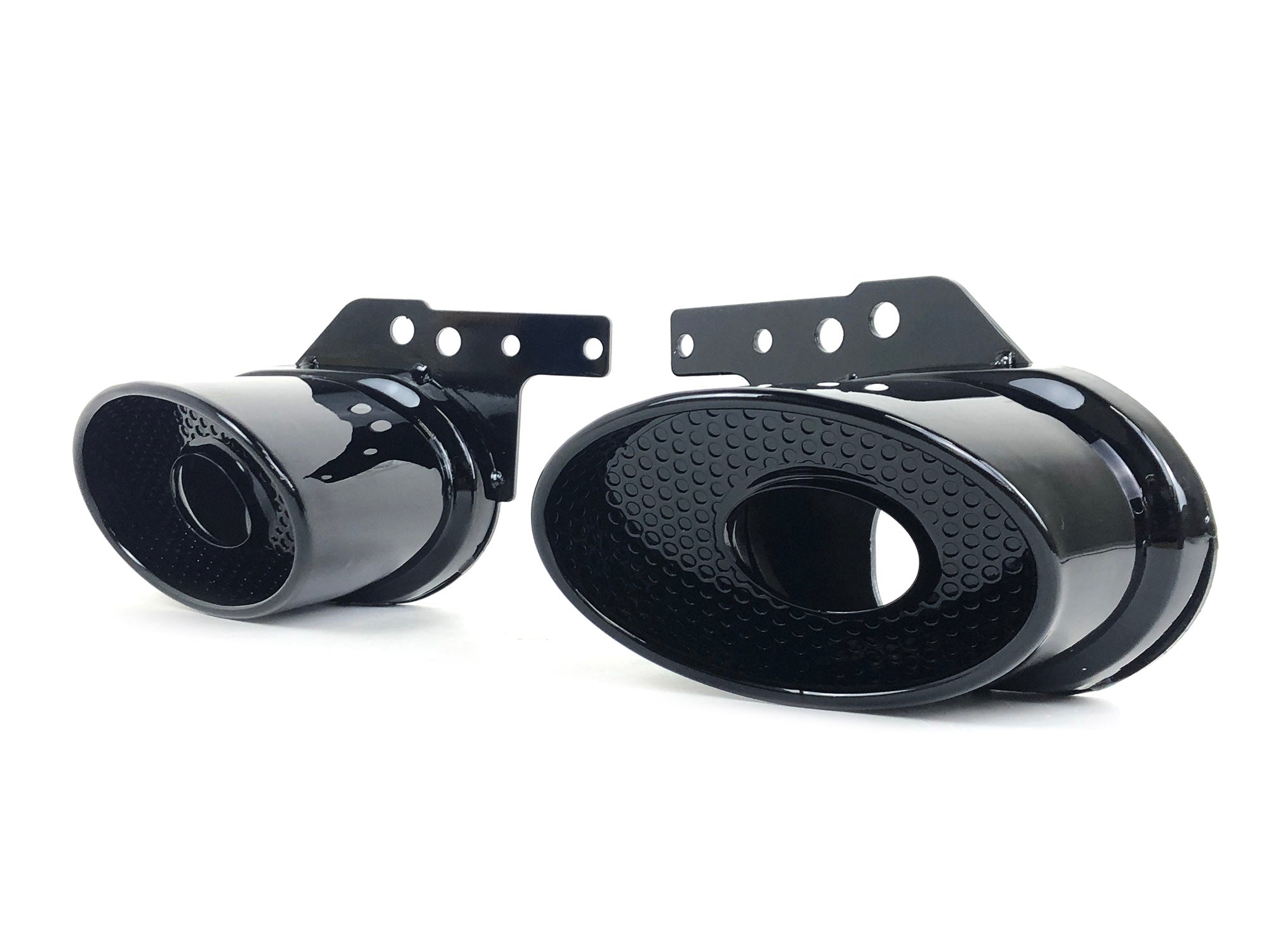 Schwarz Diffusor Heckdiffusor Auspuffblende für Audi A5 F5 S Line 2020+