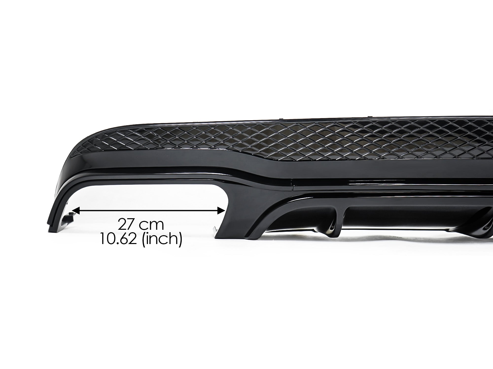 Schwarz Heckdiffusor Chrom Endrohre für Mercedes-Benz E Kl. C207 A207 AMG Line 13-16