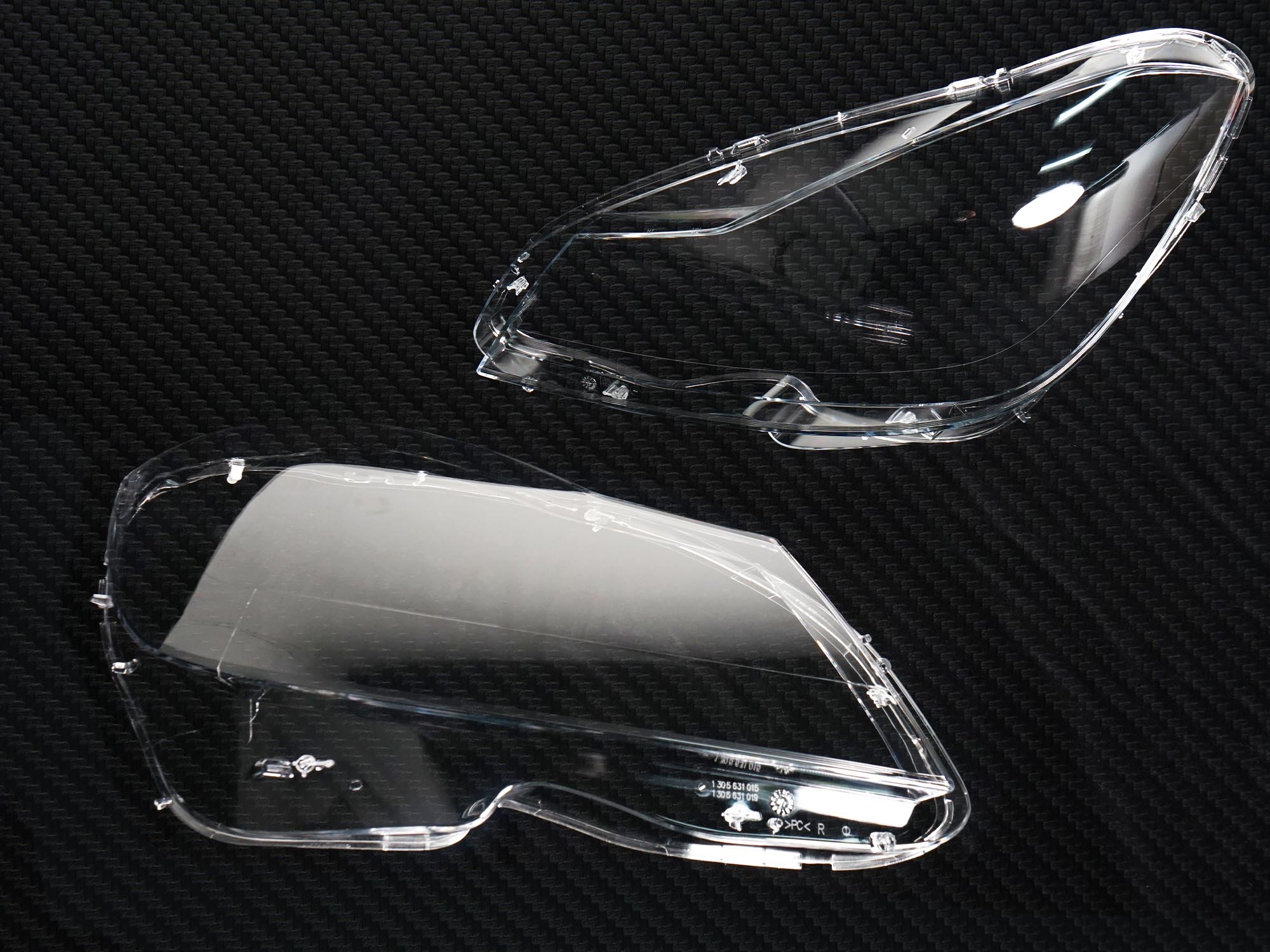 Klare Scheinwerfer-Abdeckungen Glas Paar für Mercede Benz C-Klasse W204 2011-2014