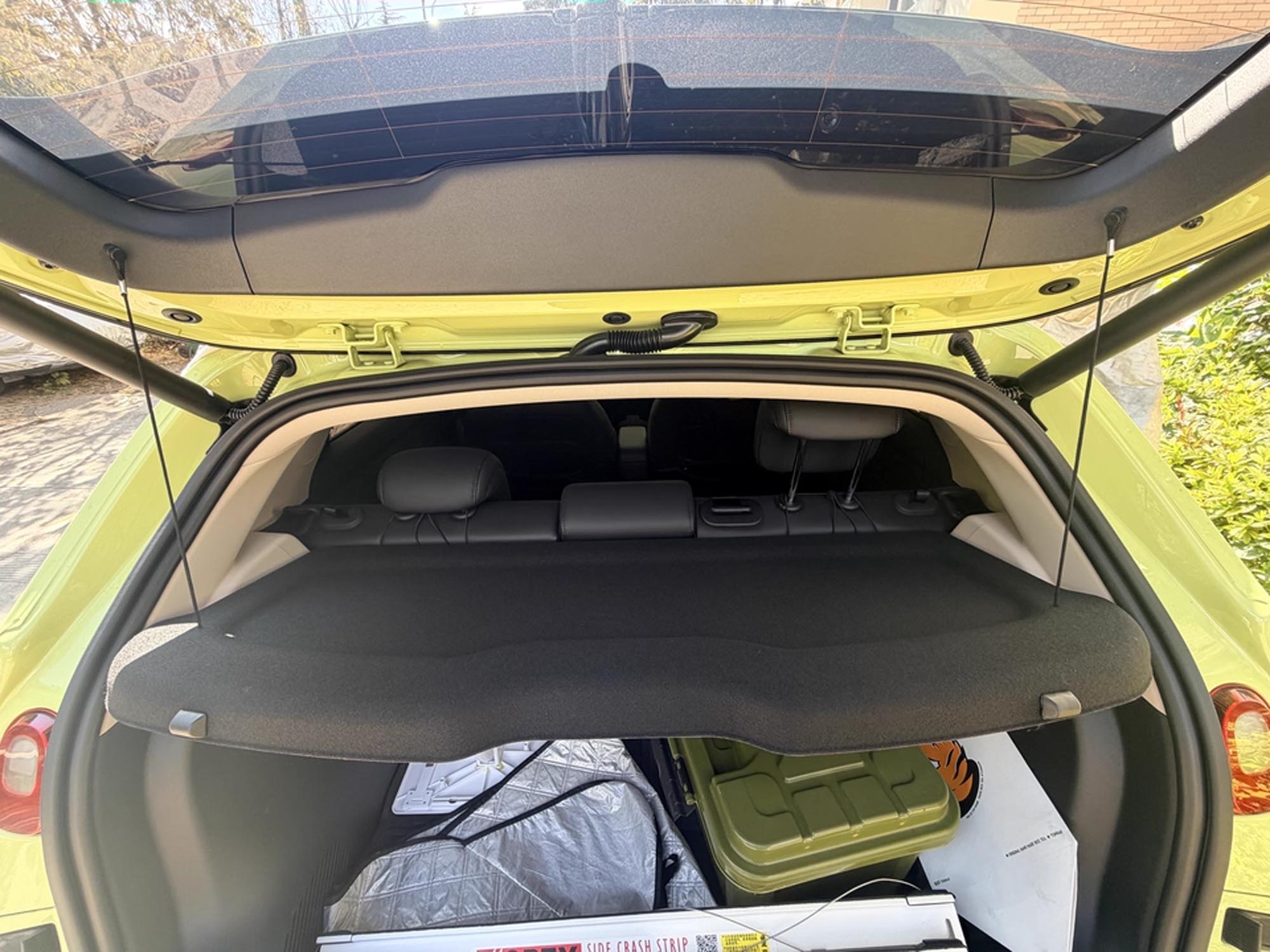 Für Ford Fiesta MK6 2008-2017 Schwarz Hutablage Laderaumabdeckung