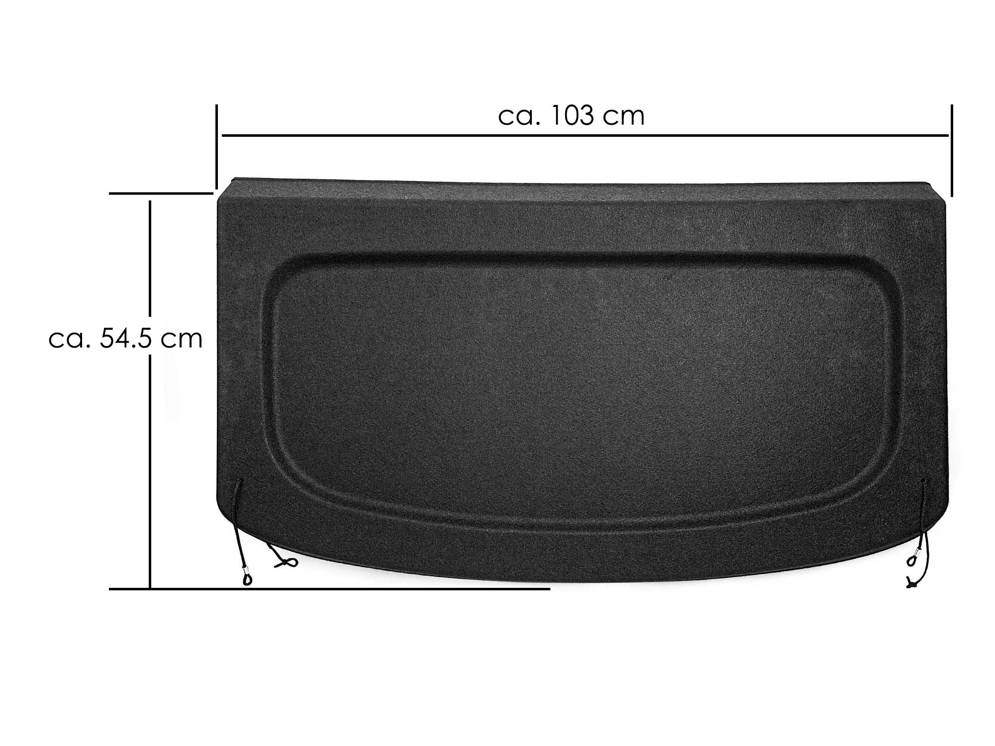 Für VW Tiguan 2007-2018 Schwarz Hutablage Laderaumabdeckung