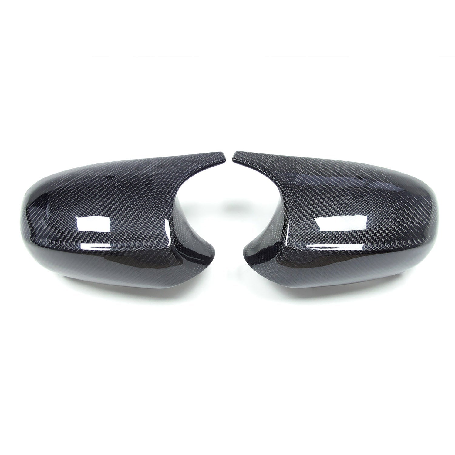 Spiegelkappen Außenspiegelkappen Carbon Fiber Passend für 3er E90 E91 E92 E93 LCI 2010-2013 1er E81 E82 E87 E88 LCI 2010-2012