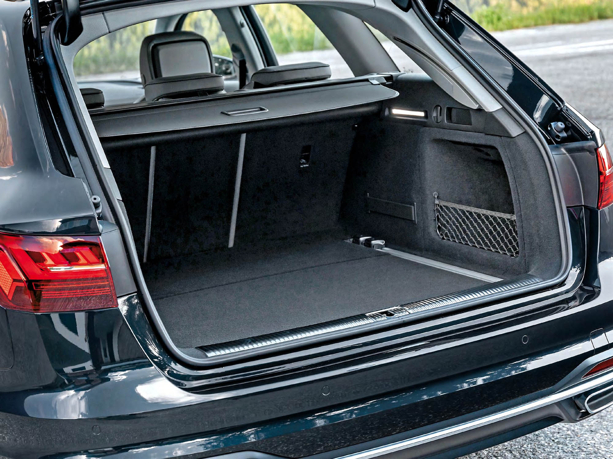 Für Audi A4 Avant B9 15-24 Schwarz Laderaumabdeckung Abdeckrollo Kofferraum Rollo