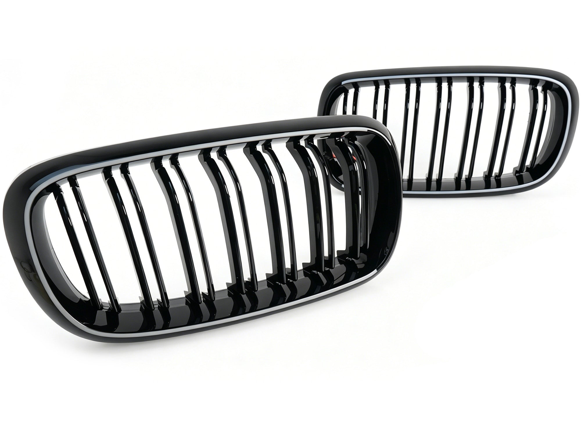 Schwarz LED Kühlergrill Grill Frontgrill für BMW X5 F15 X6 F16 14-18