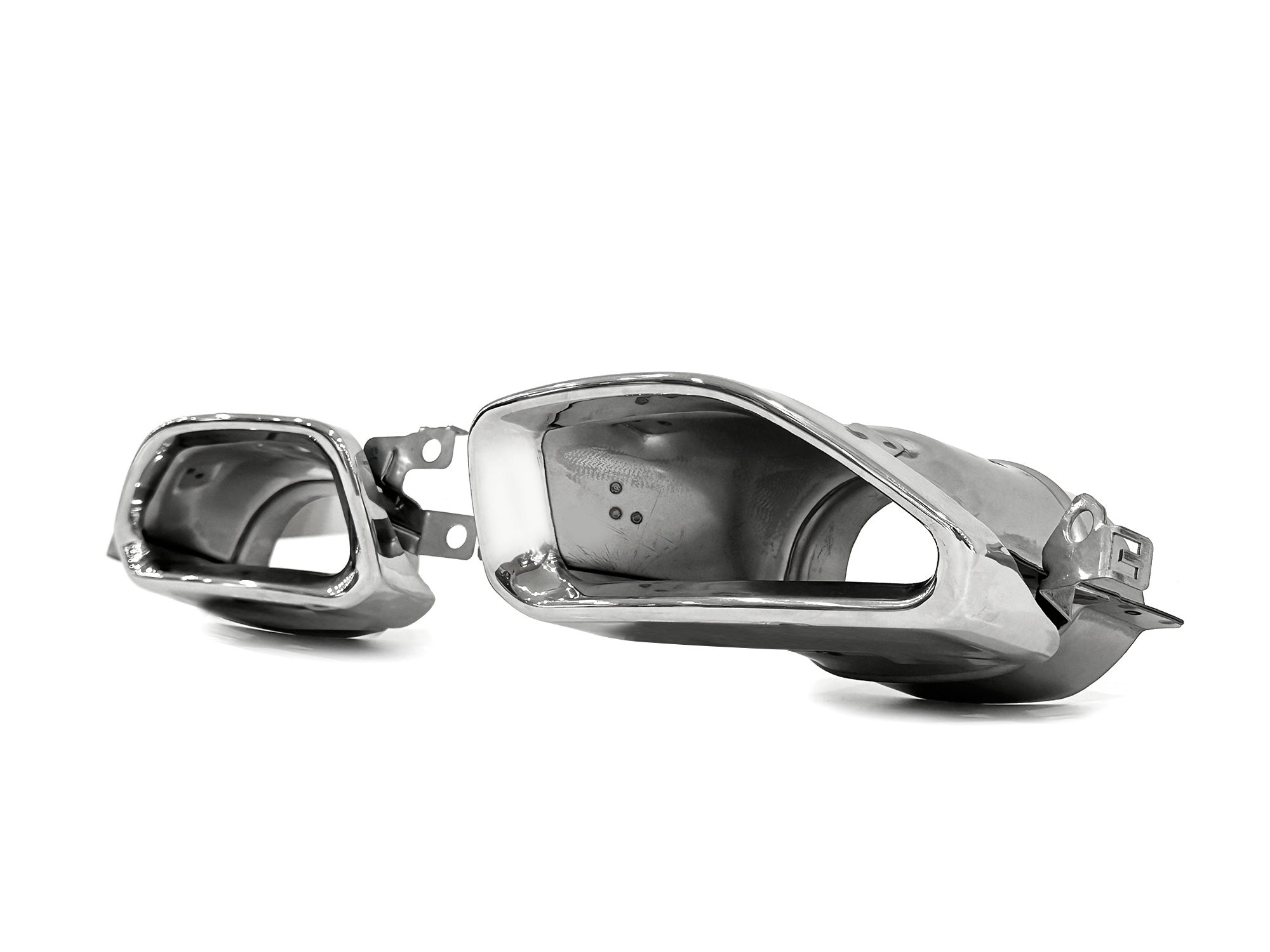 NEU Chrom Endrohre Auspuff Blenden Passend für 3er G20 G21 G28 M Sport 2019-2022 et234