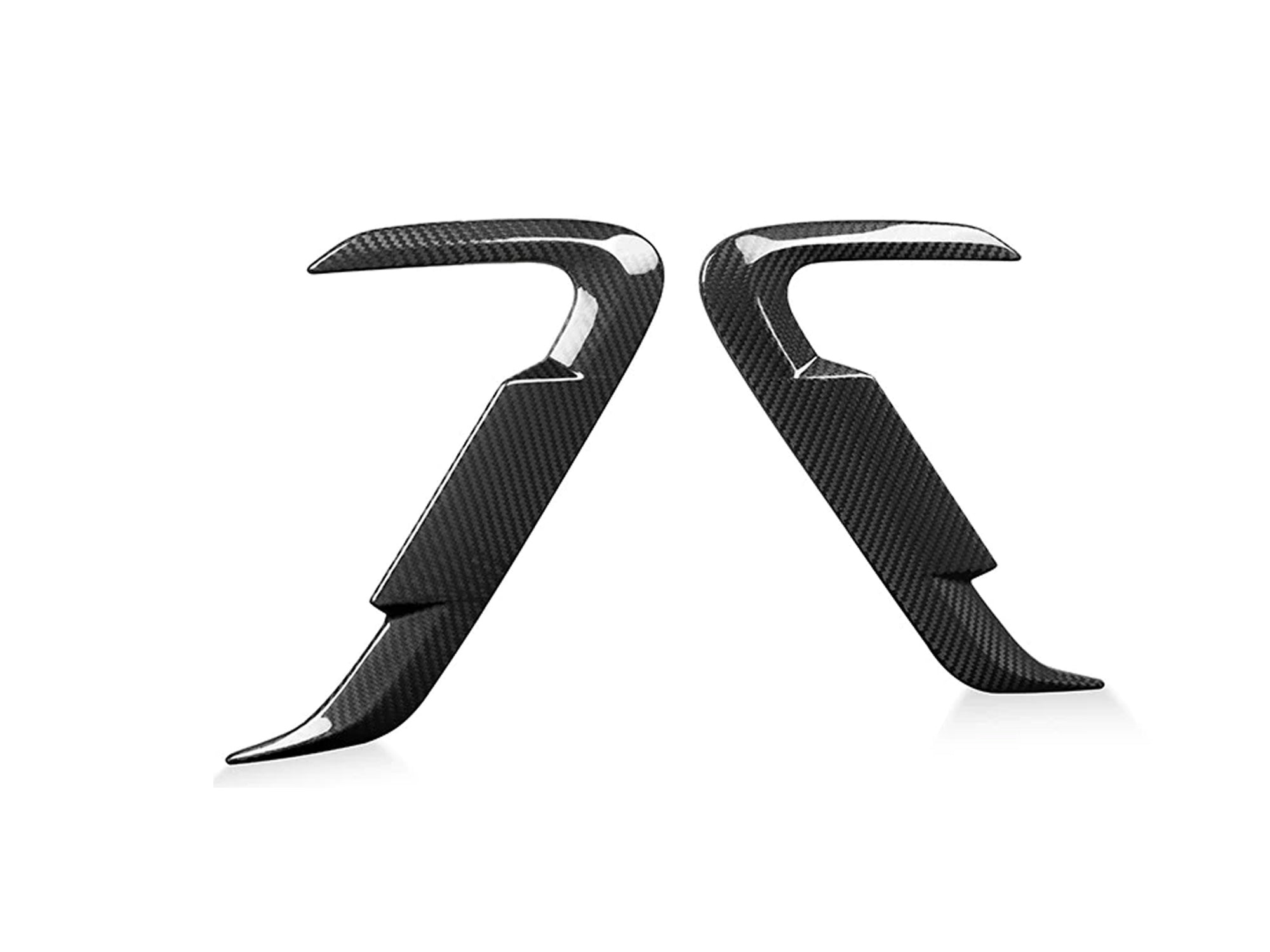 NEU 100% Carbon Front Stoßstange Aero Flaps Flics Flossen Passend für ix3 G08 Sport 2021-2023