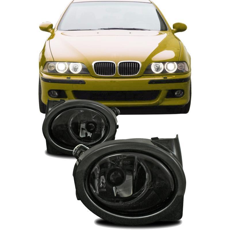 NEU Vorne Stoßstange + Tagfahrlicht Nebelscheinwerfer Schwarz Passend für 3er E46 Limo Touring 1998-2001 mit ABE