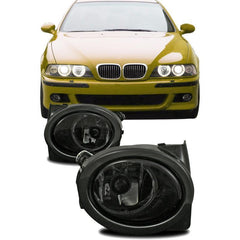 NEU Vorne Stoßstange + Tagfahrlicht Nebelscheinwerfer Schwarz Passend für 3er E46 Limo Touring 1998-2001 mit ABE