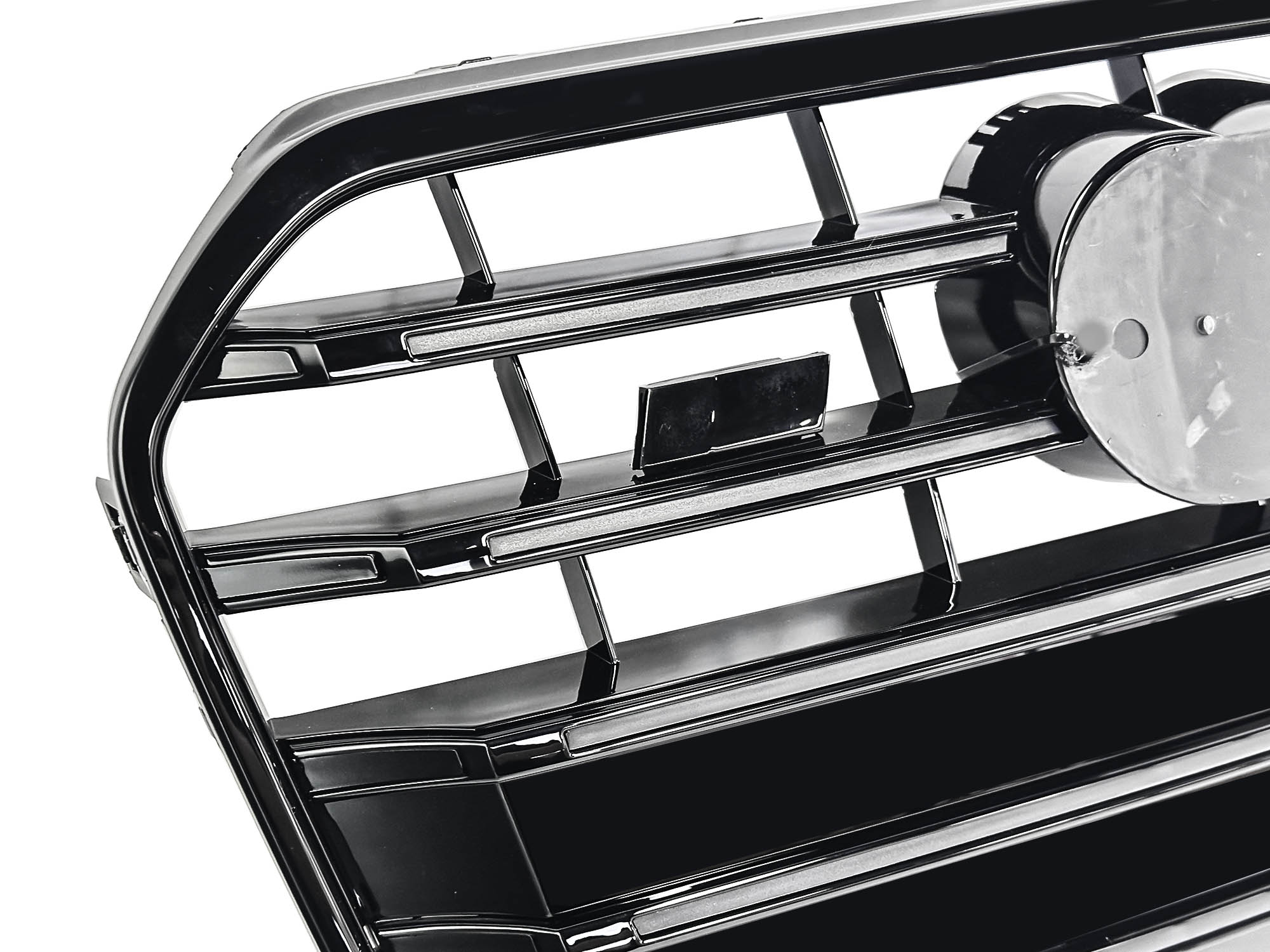 Schwarz Glanz Kühlergrill Grill für AUDI A6 C7 S6 4G Limo Avant 11-14 vor MOPF